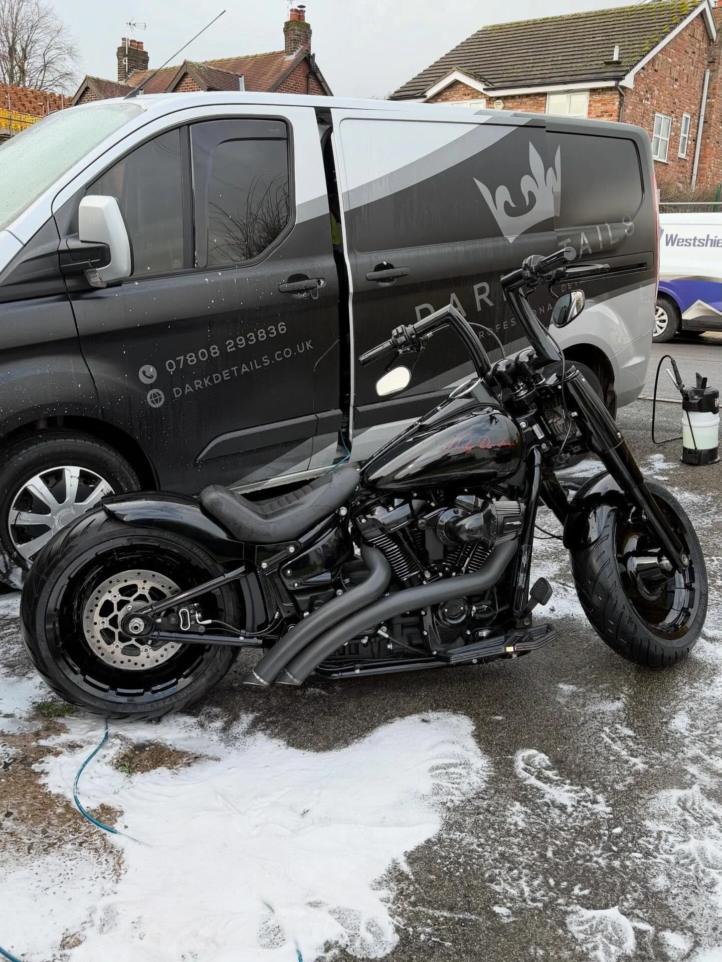 Harley-Davidson Fat Boy | Detail &amp; Protection

This Harley-Davidson Fat Boy was in for a thorough clean and paint restoration.

We performed a single-stage machine polish to remove light surface scratches and swirling, restoring the depth to the 