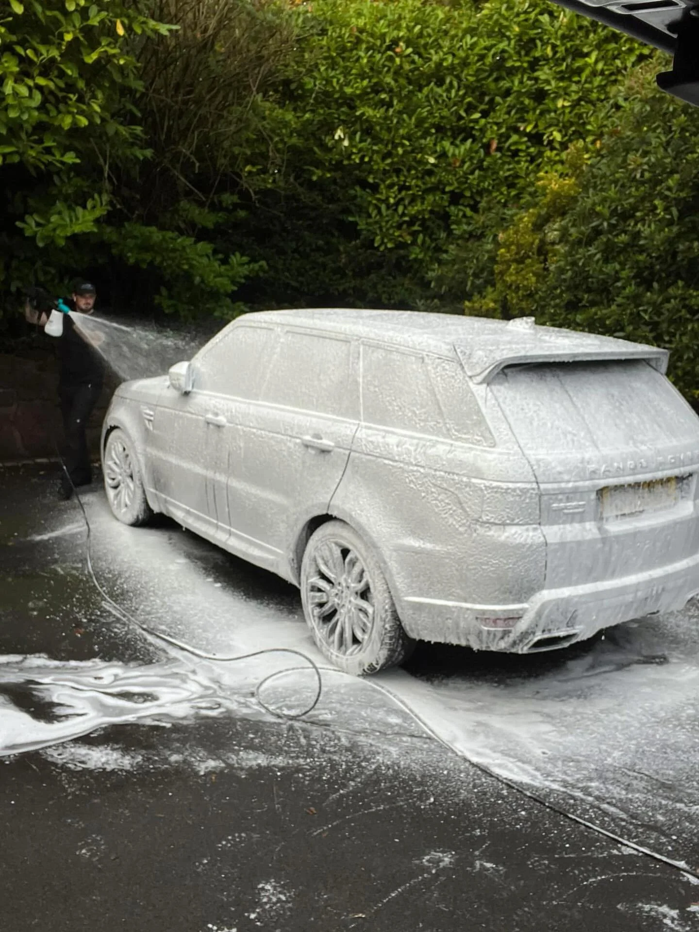 The science behind the shine. 🧪

Most people see bubbles; we see a touchless decontamination process. This high-cling snow foam lifts abrasive grit away from the paint before a sponge ever touches it. It&rsquo;s the only way to ensure a swirl-free f
