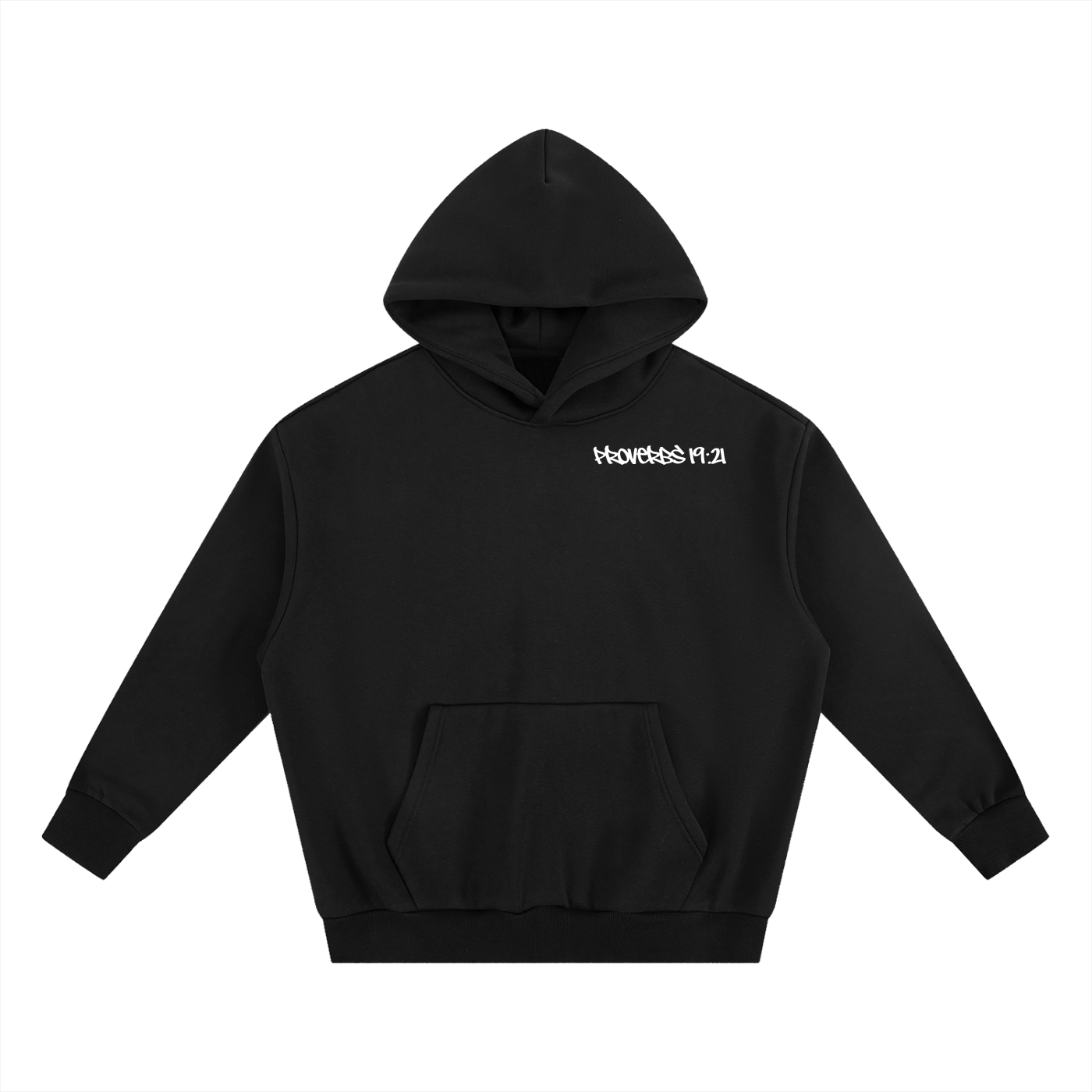 'proverbs on proverbs' boxy hoodie