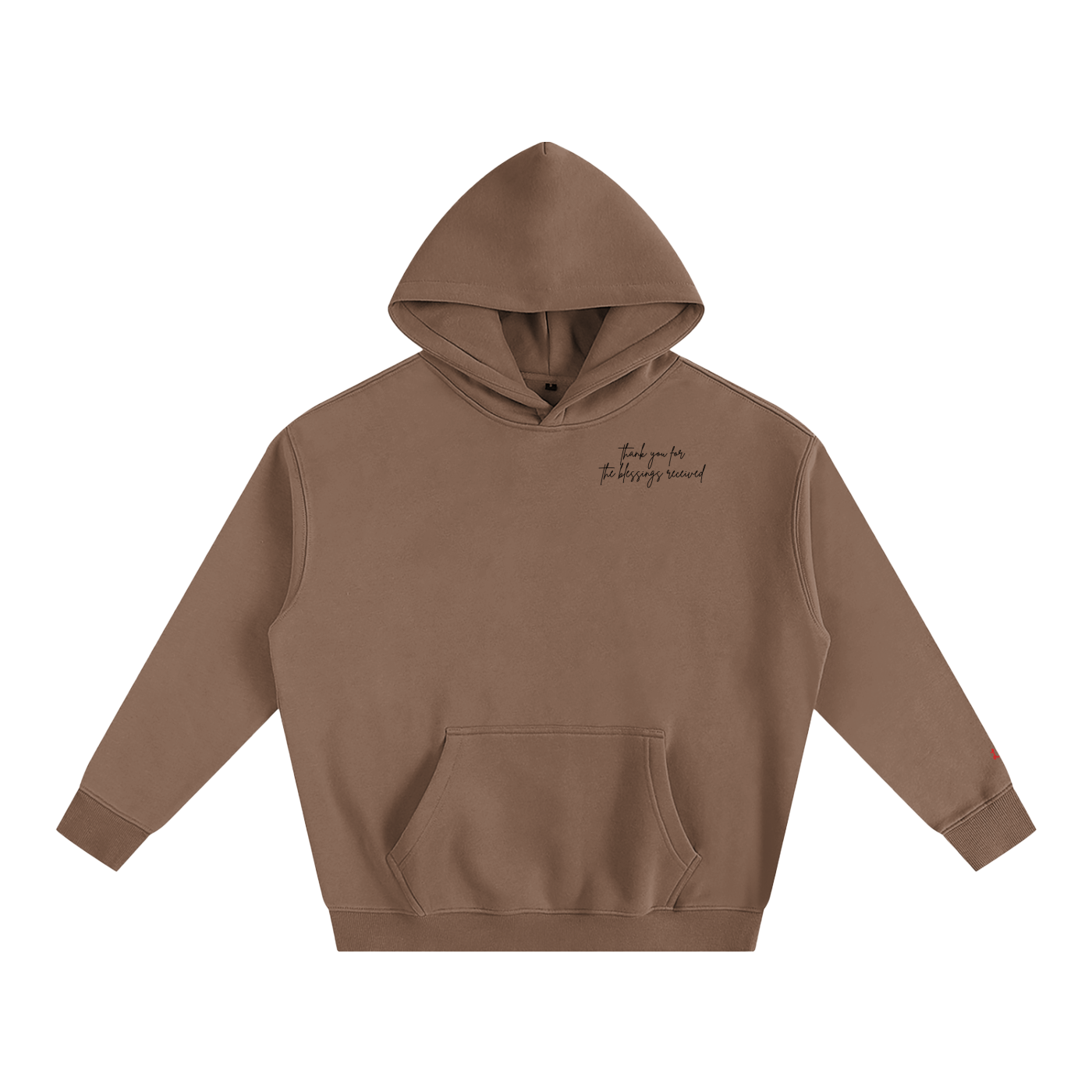 'blessings to come' fleeced hoodie