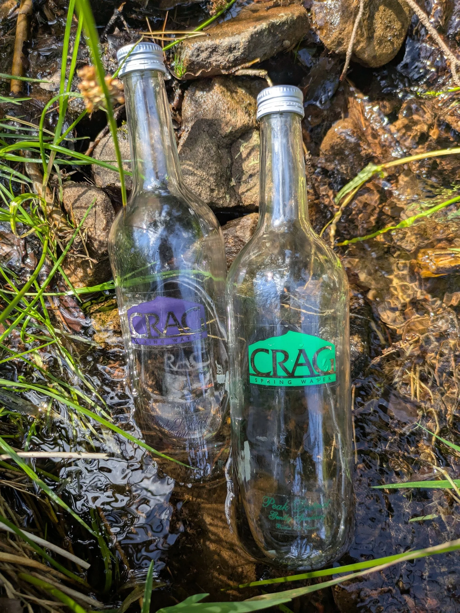 Crag Water 750ml Glass Bottle
