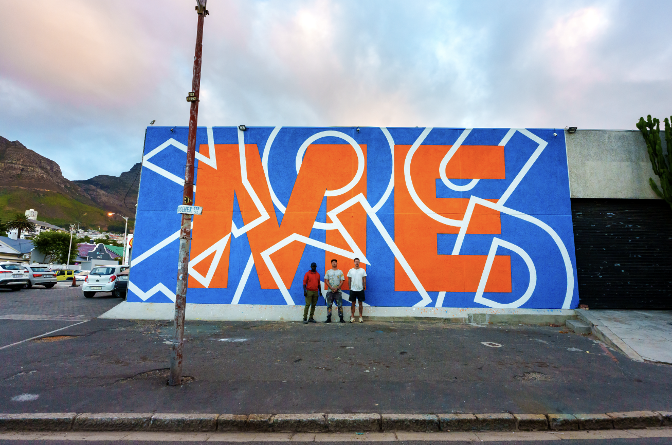 YOU AND ME: A Bold New Typographic Mural Activates Roodehek Street, Gardens, Cape Town, March 2026