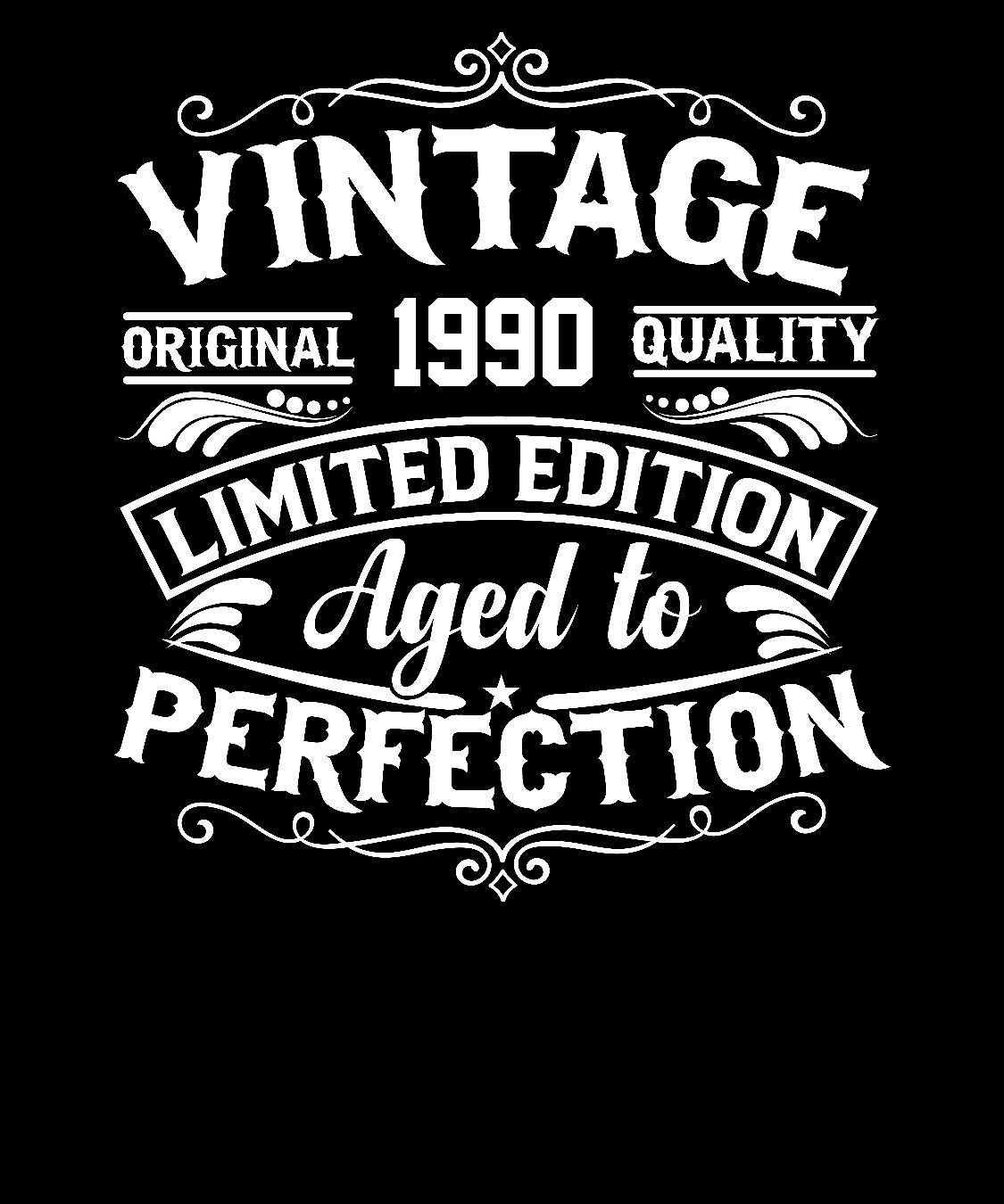 Vintage original 1990 quality limited edition aged to perfection t-shirt design.jpg