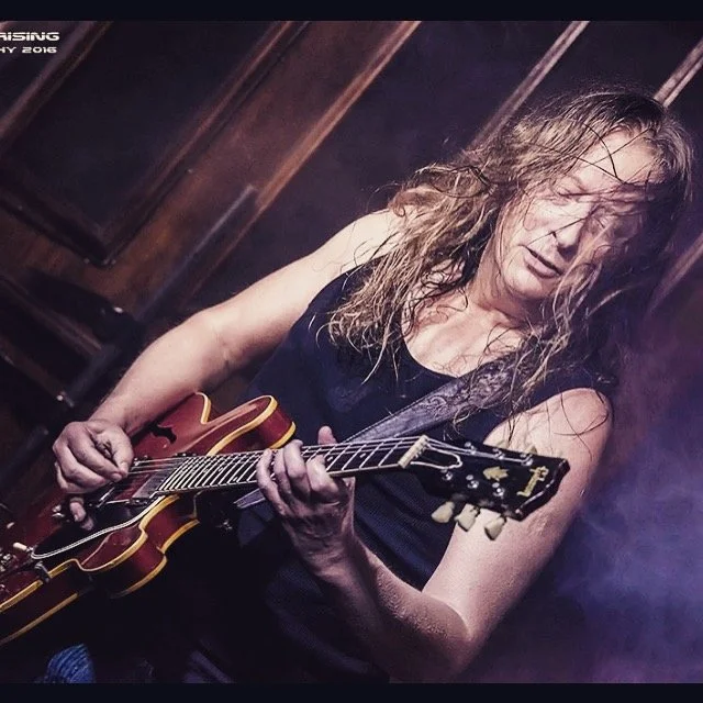 Blues rock guitarist Innes Sibun