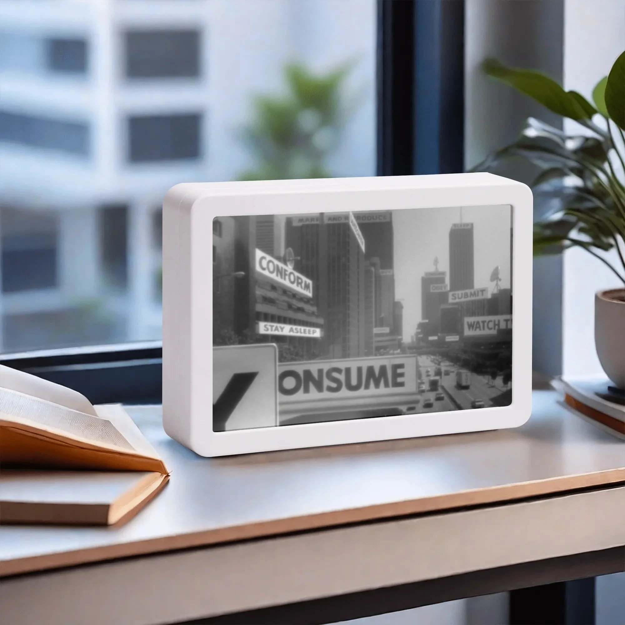 Rectangle LED Mirror Light - "Consume"