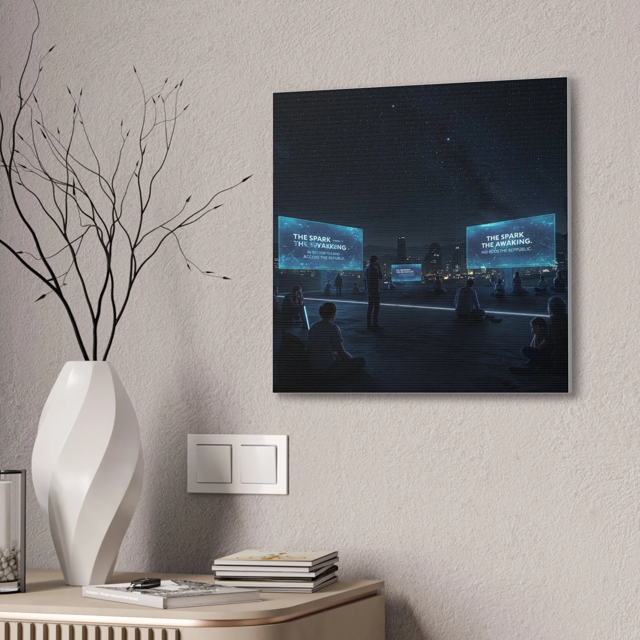 Inspirational Canvas Wall Art - 'The Spark, The Awakening'