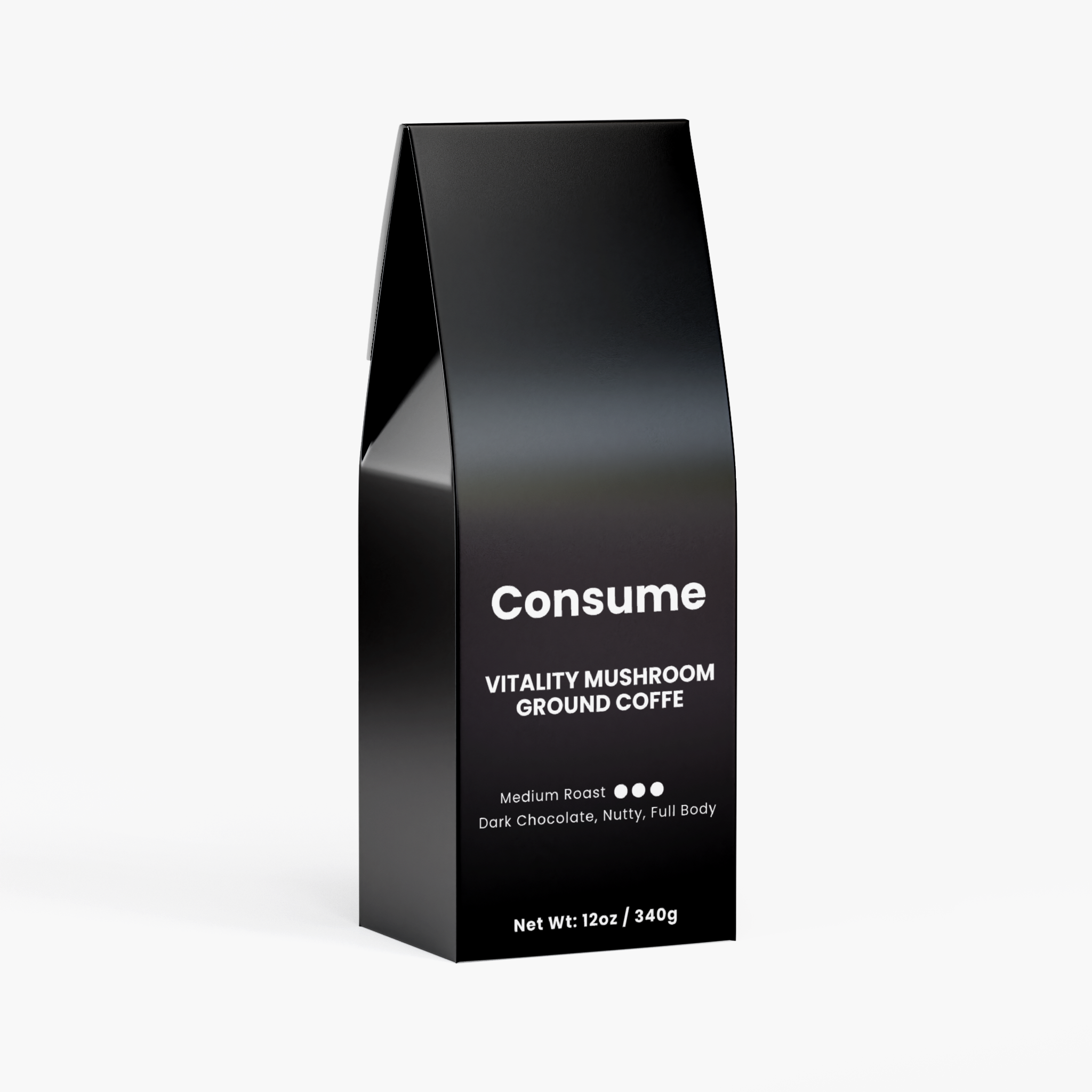 Vitality Mushroom Coffee (Medium Roast) Ships exclusively to US
