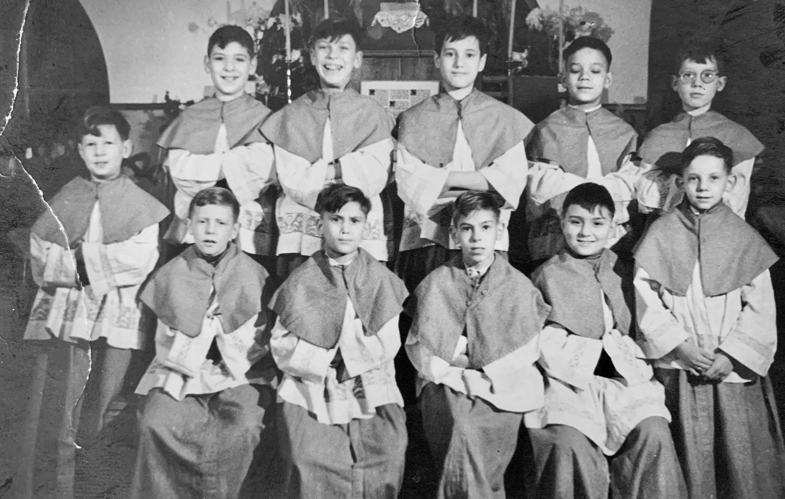 De misdienaars van pater Castorius, ca. 1952 [TB]