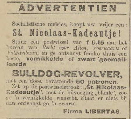 Stokstraatbewoner Willem Vliegen verkoopt Bulldog-revolvers, 1893