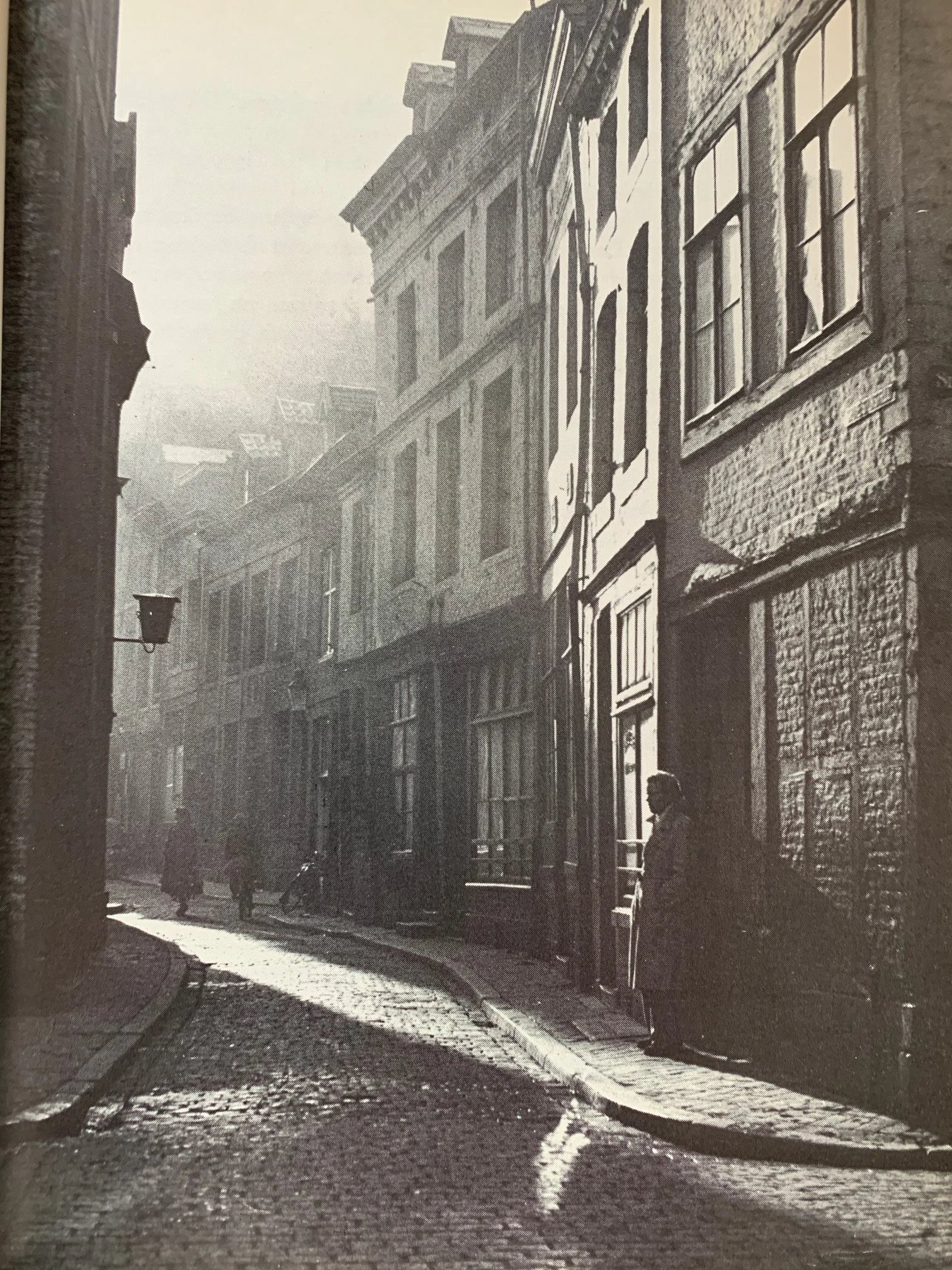 Stokstraat hoek Smedenstr, 1952 [JV/HCL]