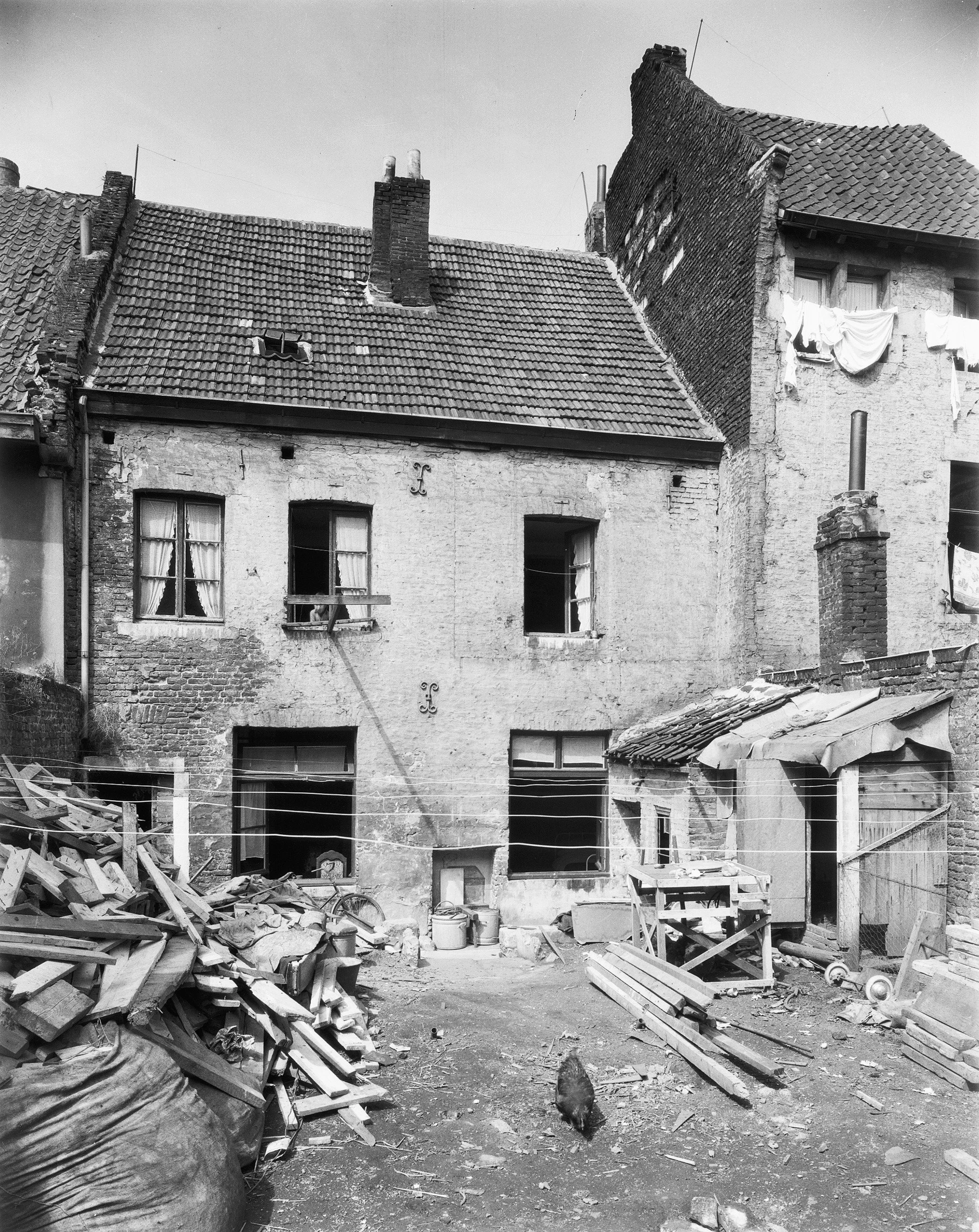 Achterzijde Havenstraat 9, hier in 1954 [GTD/RCE]