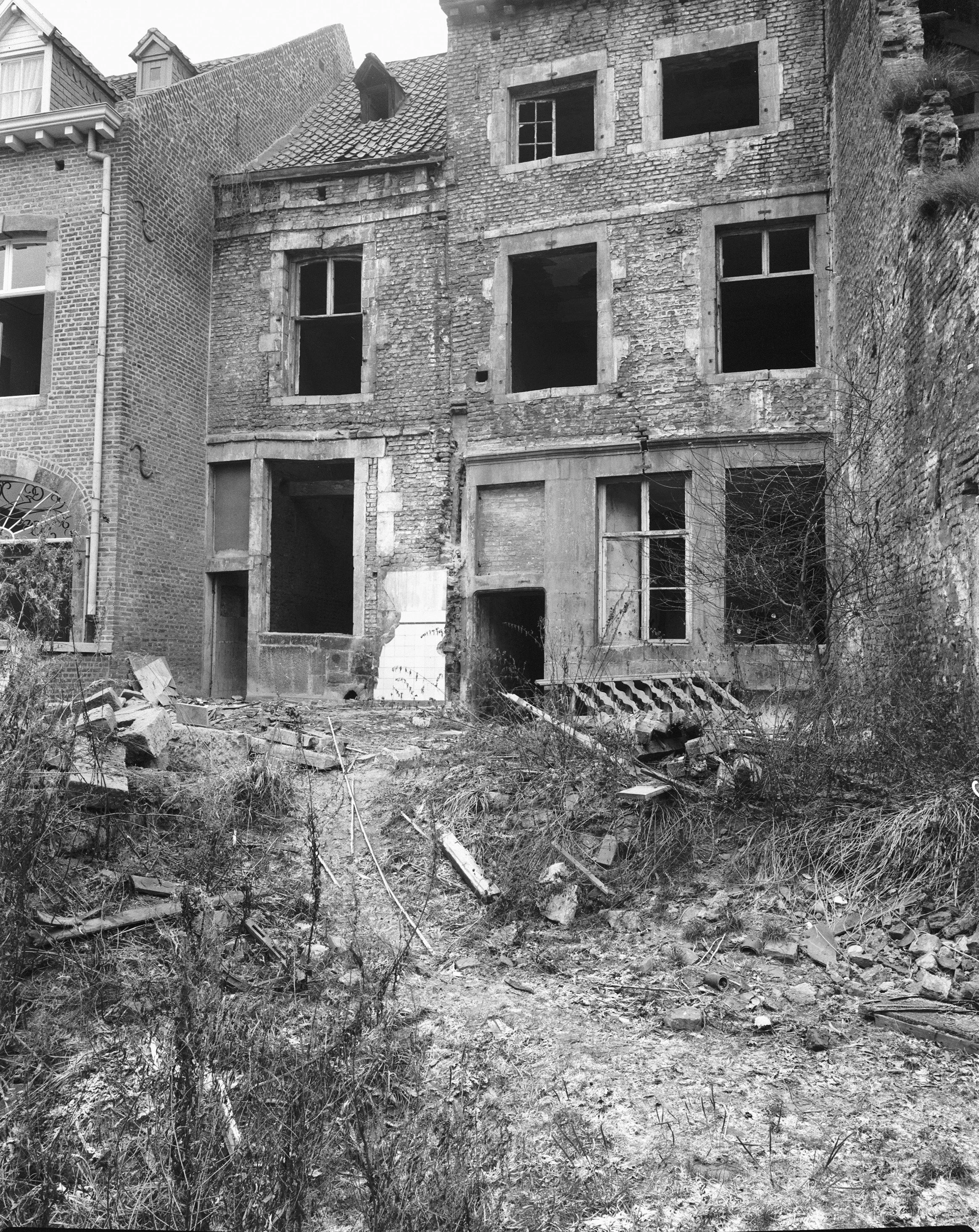 Achterzijde Stokstraat 31-33 in 1963 [GTD/RCE]