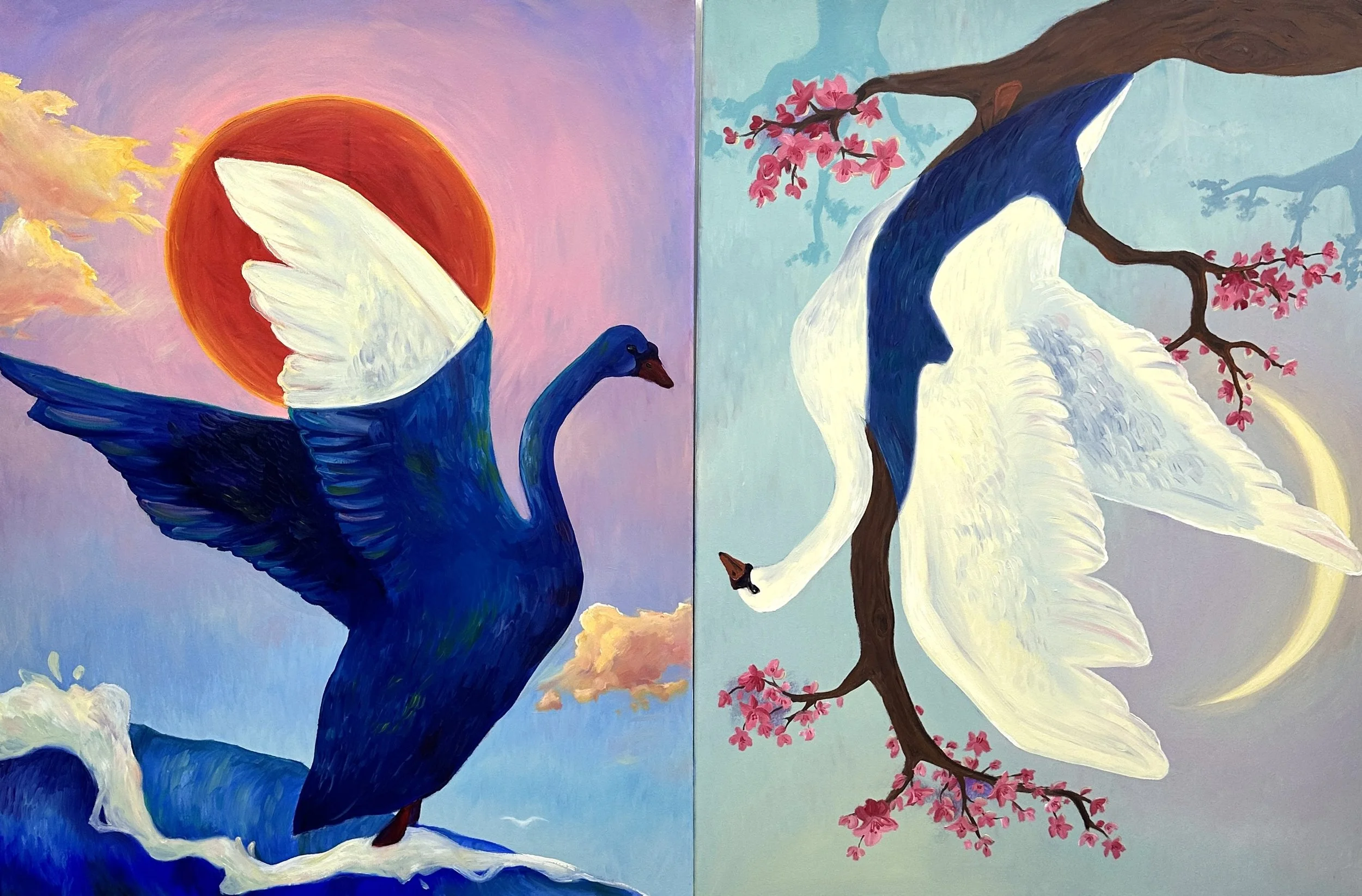 The swans