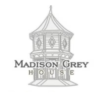 Illustration of a Victorian-style house with the text 'Madison Grey House' beneath it.