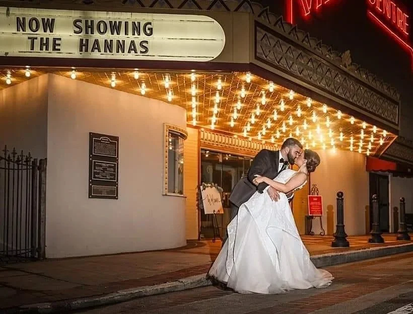 Couple dancing at The Martin Theatre in Douglas Georgia wedding memory