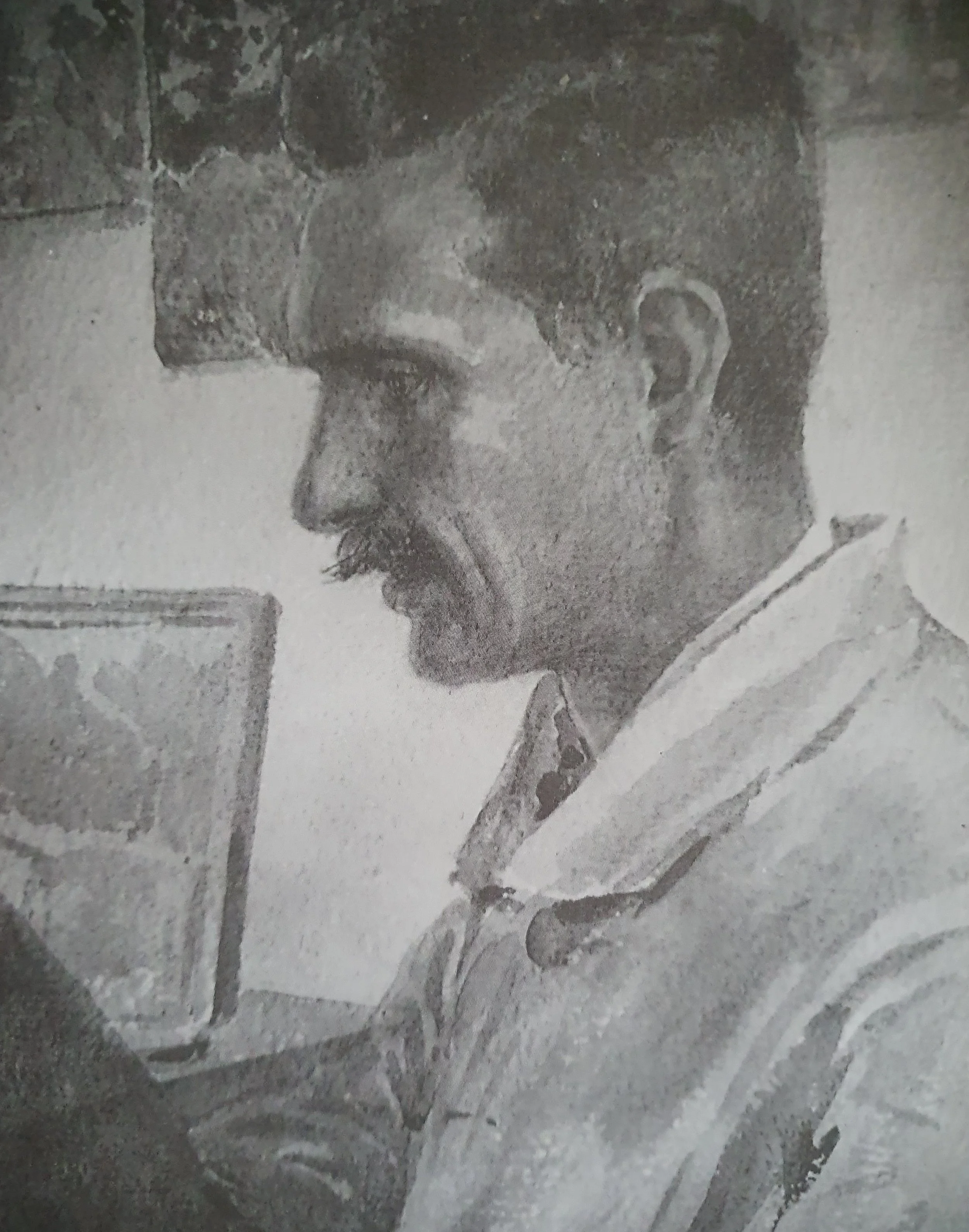 Retrato de Italo, feito por sua irmã Elda 