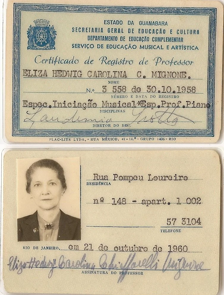 Registro de professora