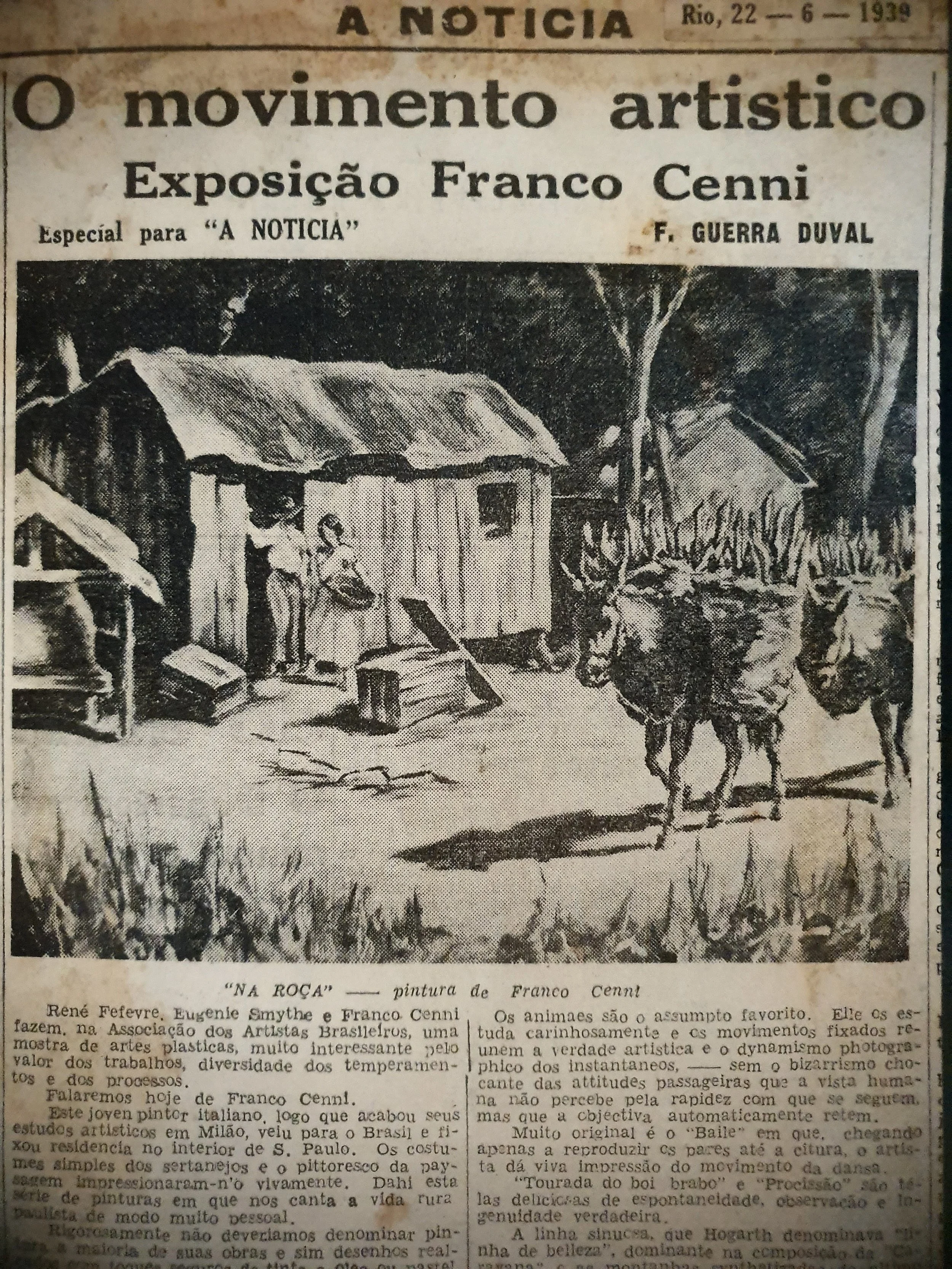 Notícias de exposições de Franco Cenni