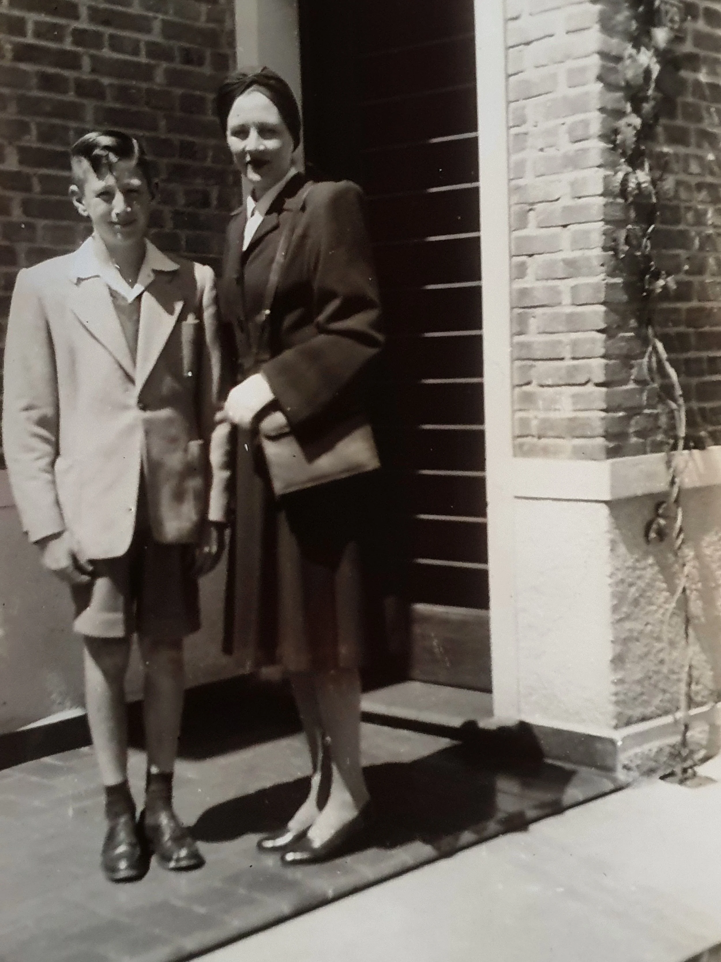 Elsa e Mário na casa da Bocaina (1950)