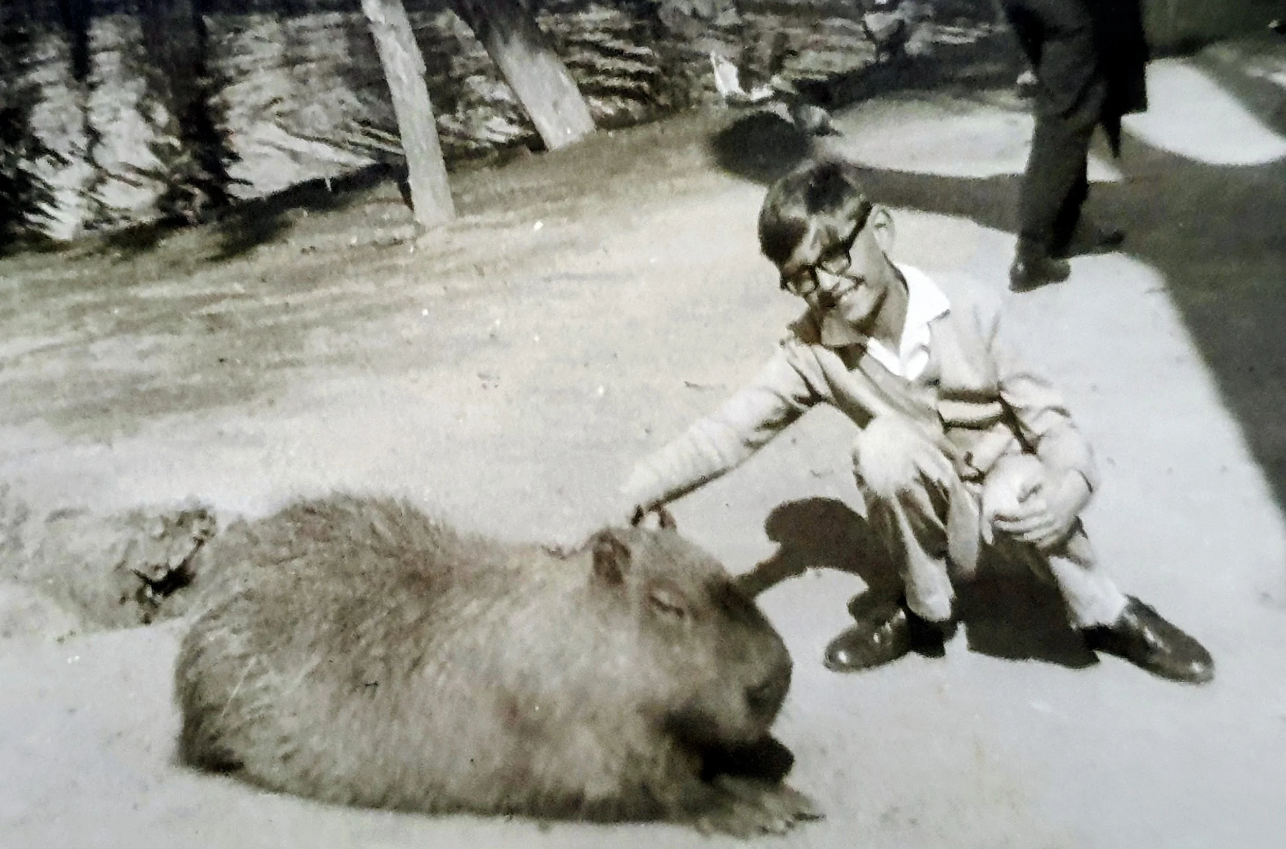 Roberto com capivara (1965)