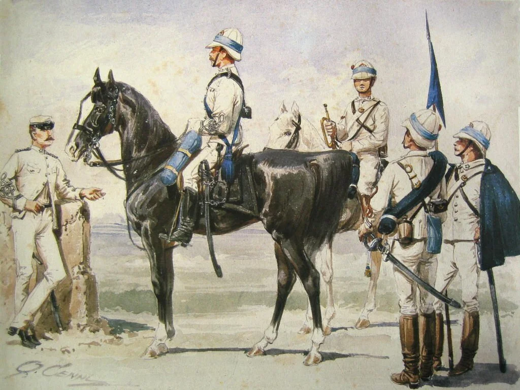 Cavalaria italiana na África Oriental, 1885–86