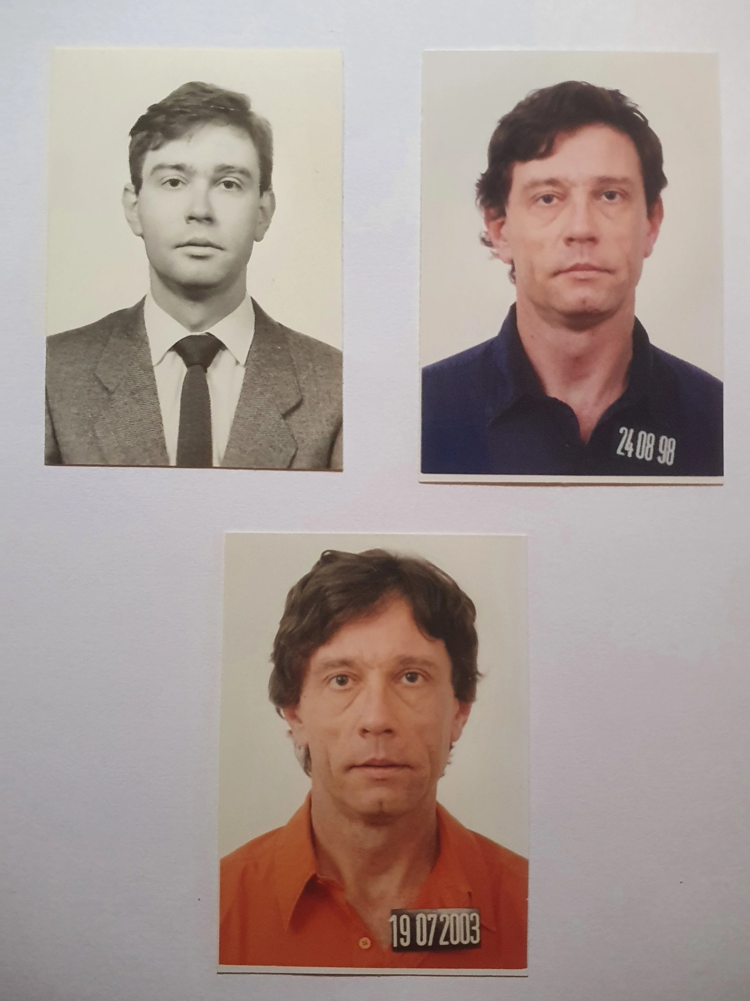 Roberto em diferentes idades