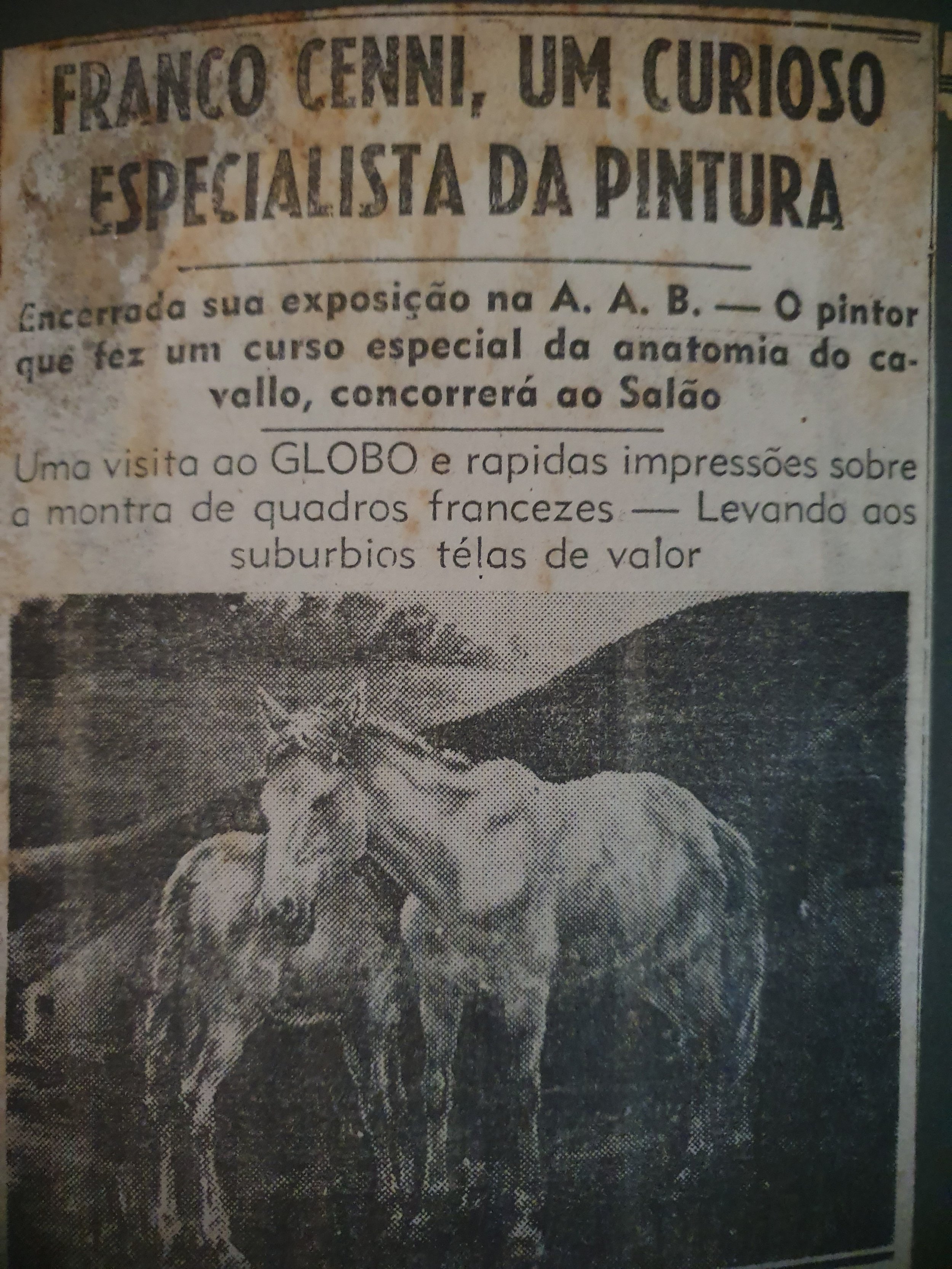 Notícias de exposições de Franco Cenni