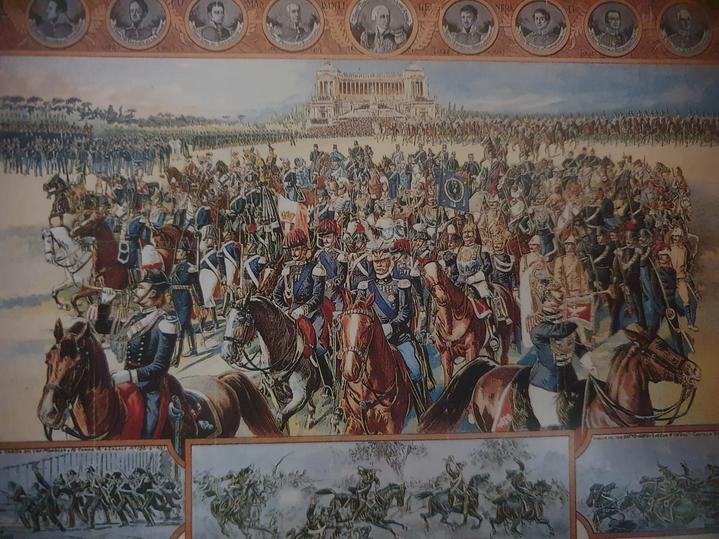 Apoteosi de'll Arma dei Carabinieri (detalhe) 