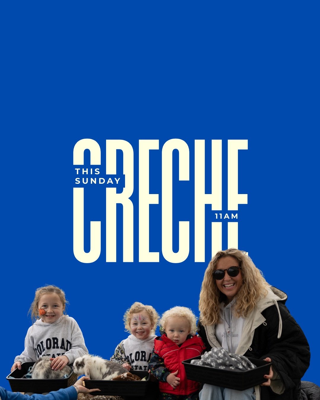 THIS SUNDAY FOR CHURCH WE ARE BACK!

Kingdom rock = Primary School age
Creche = Babies x Toddlers

Leave your kids with our trusted team to have fun while you sit in main service.