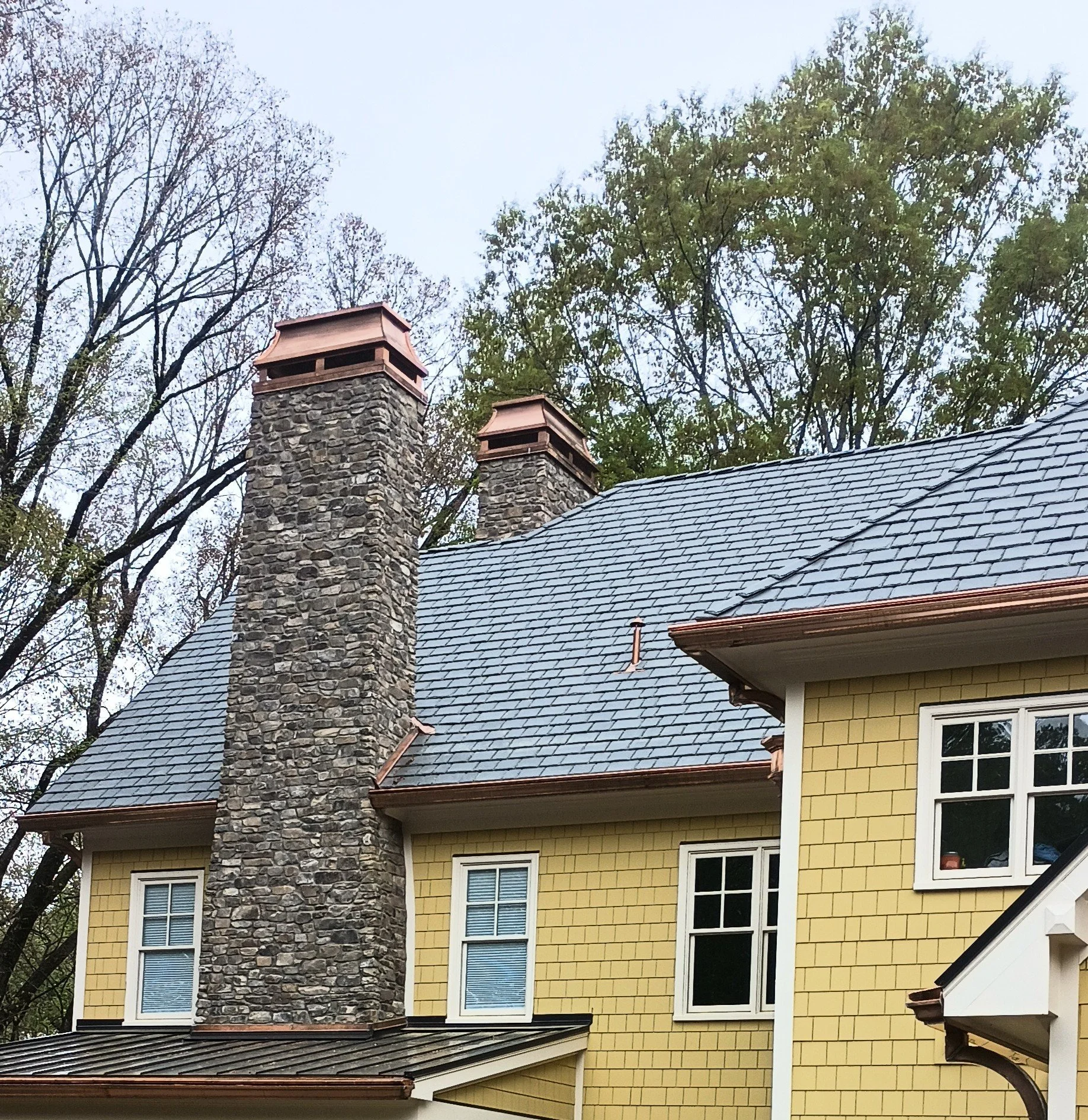 Cutsom Copper Chimney Cap 