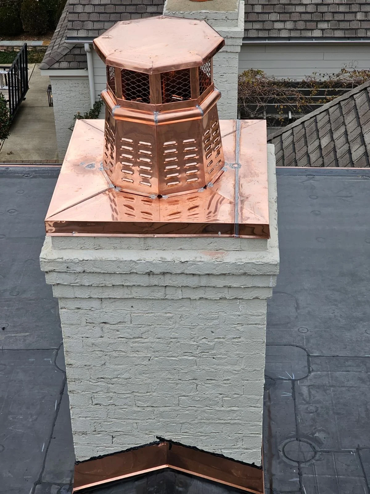Custom Copper Roof Vent 