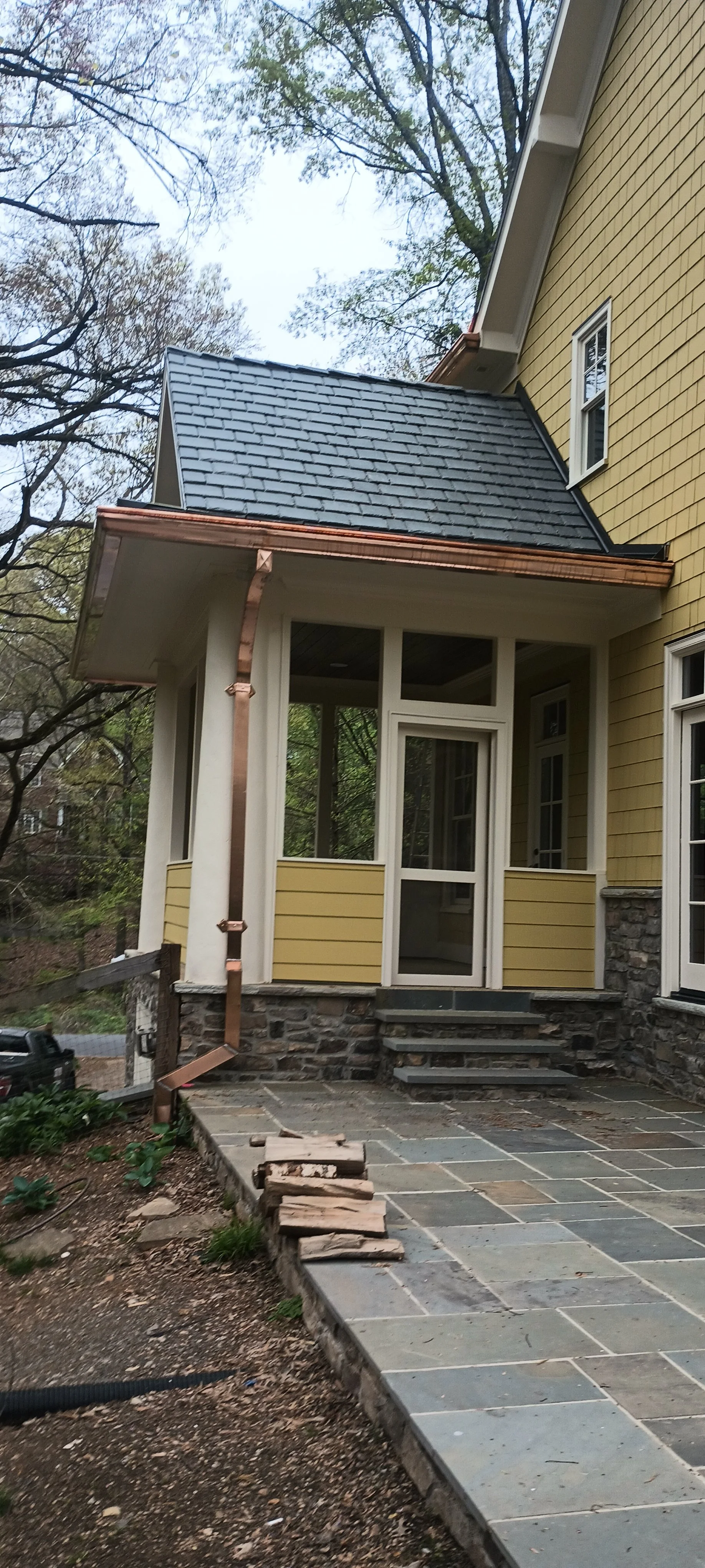 Custom Copper Gutter 