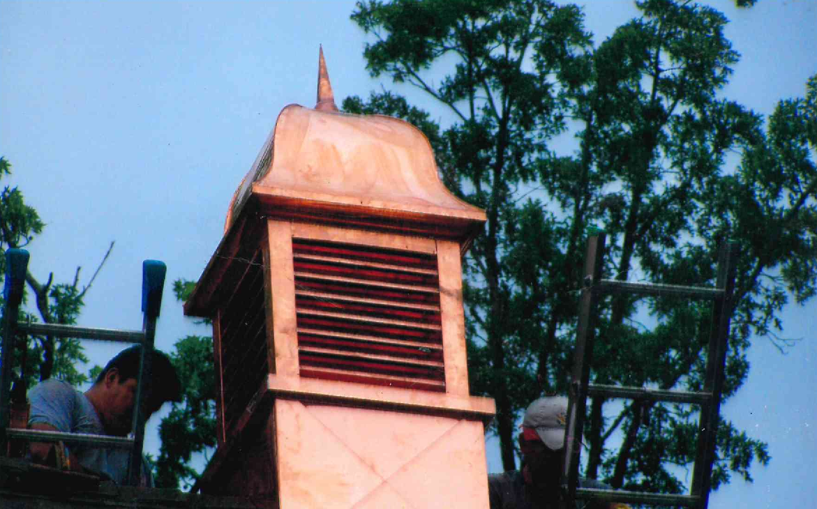 Custom Copper Chimney Cap