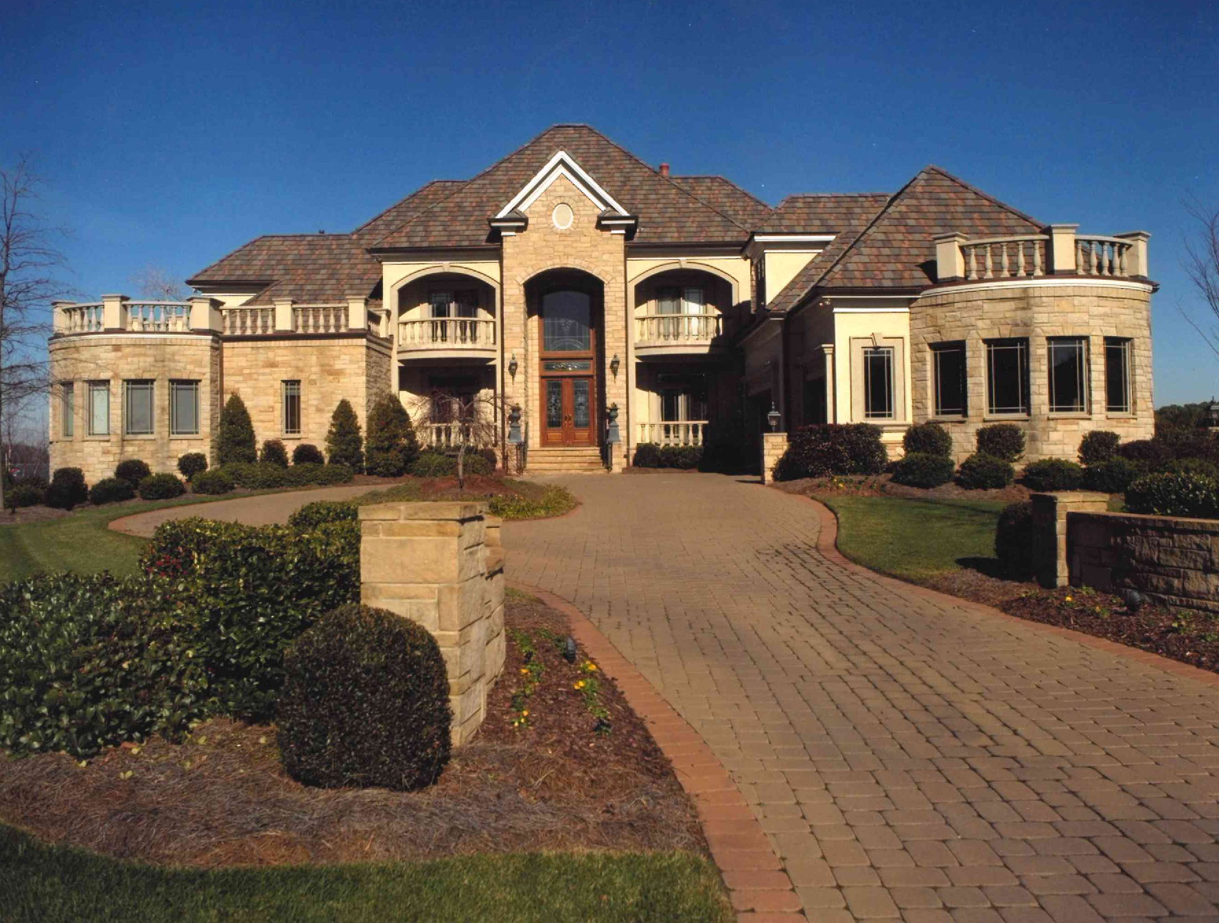 Residential Flat Clay Tile Roof 