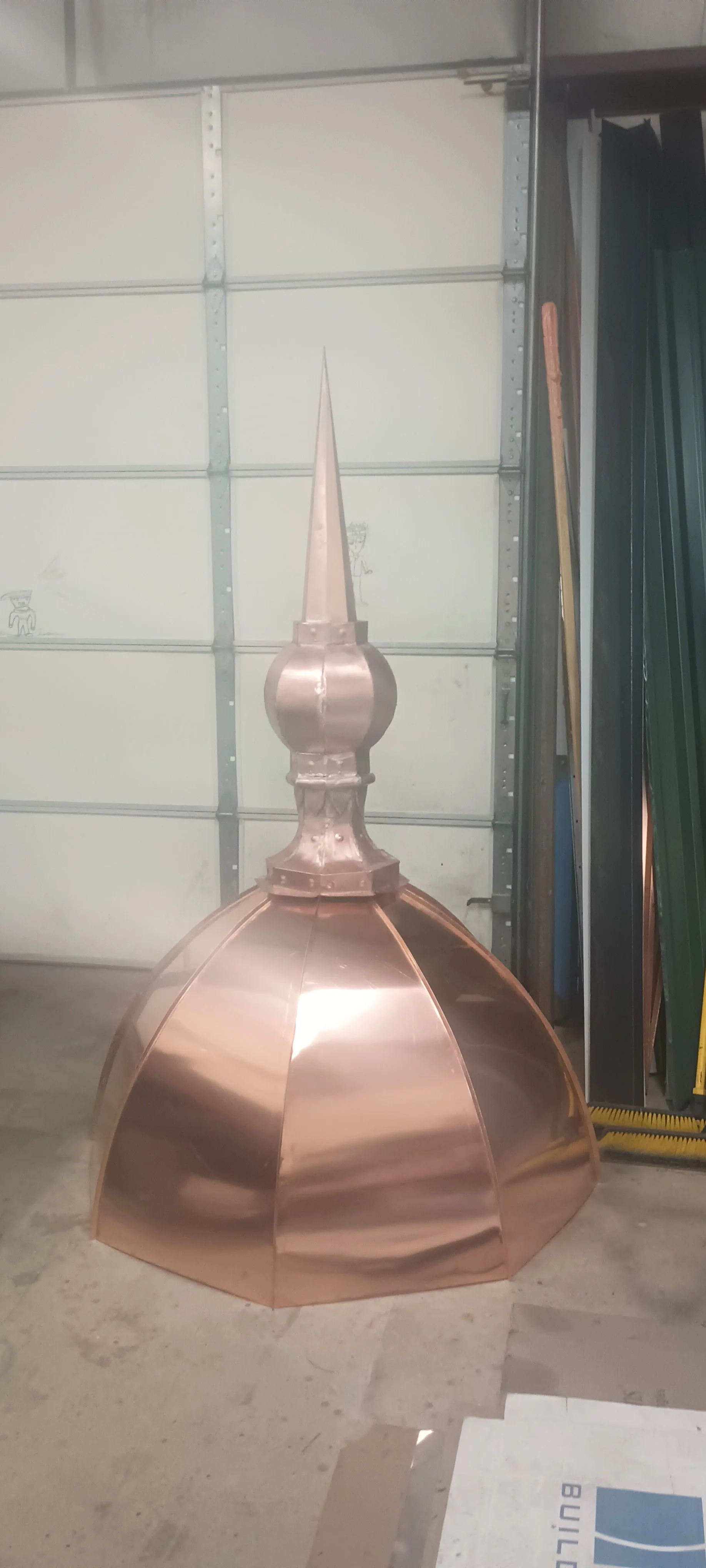 Custom Copper Church Dome 