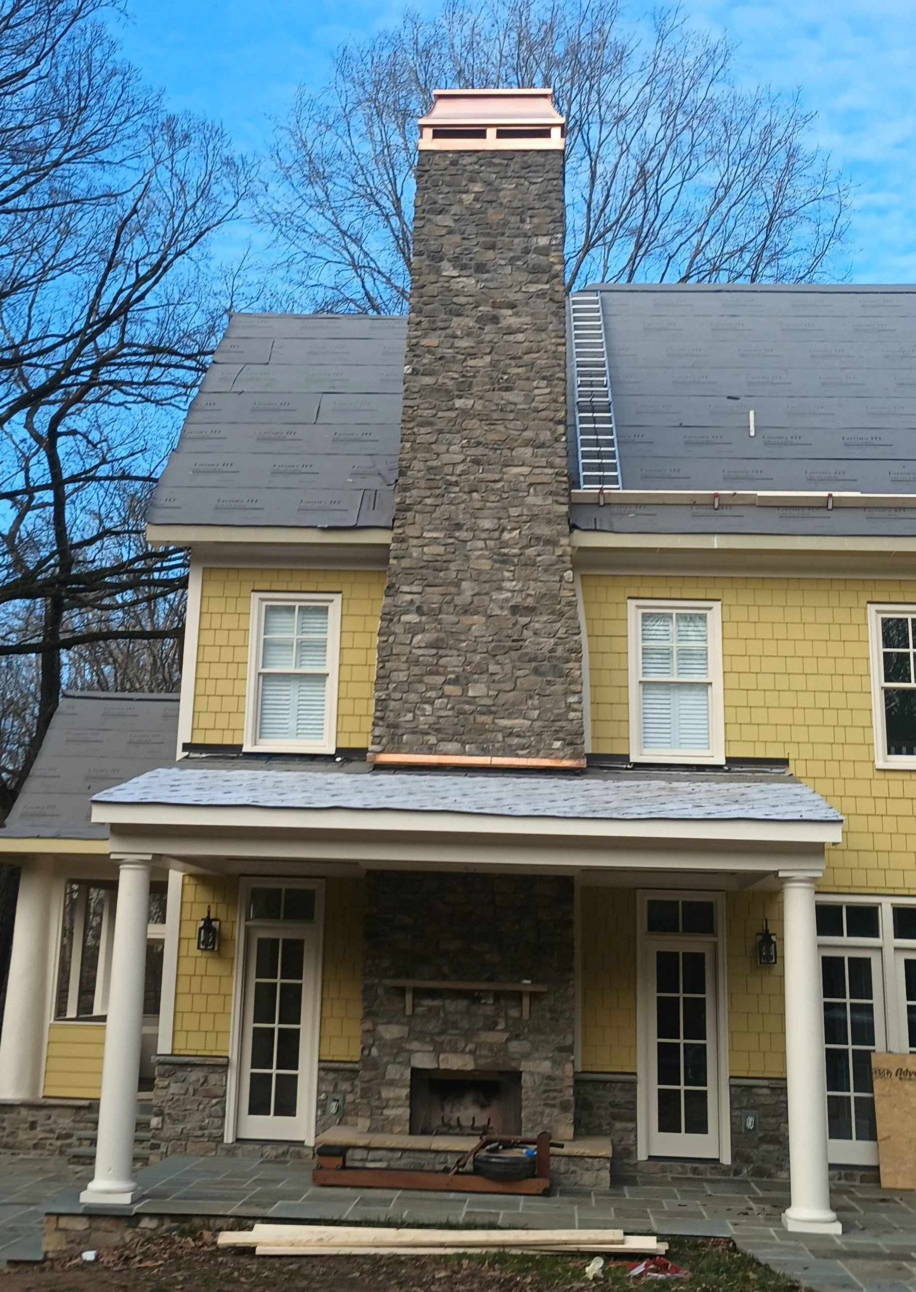 Custom Copper Chimney Cap 