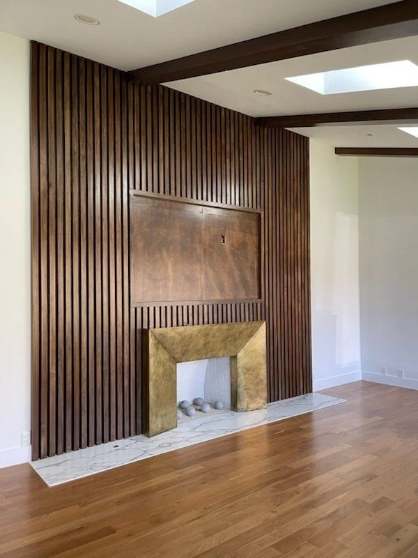 Custom Metal Fireplace Surround 