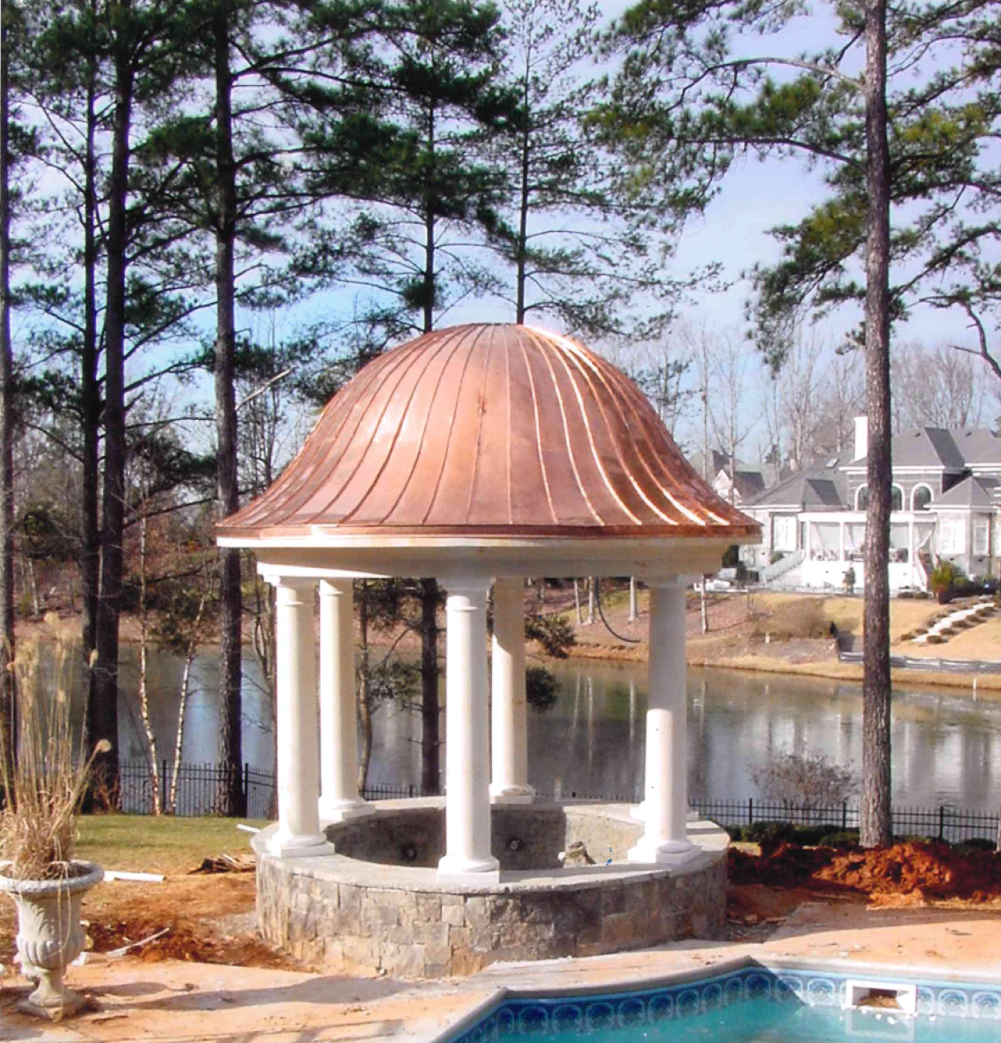 Custom Copper Gazebo 