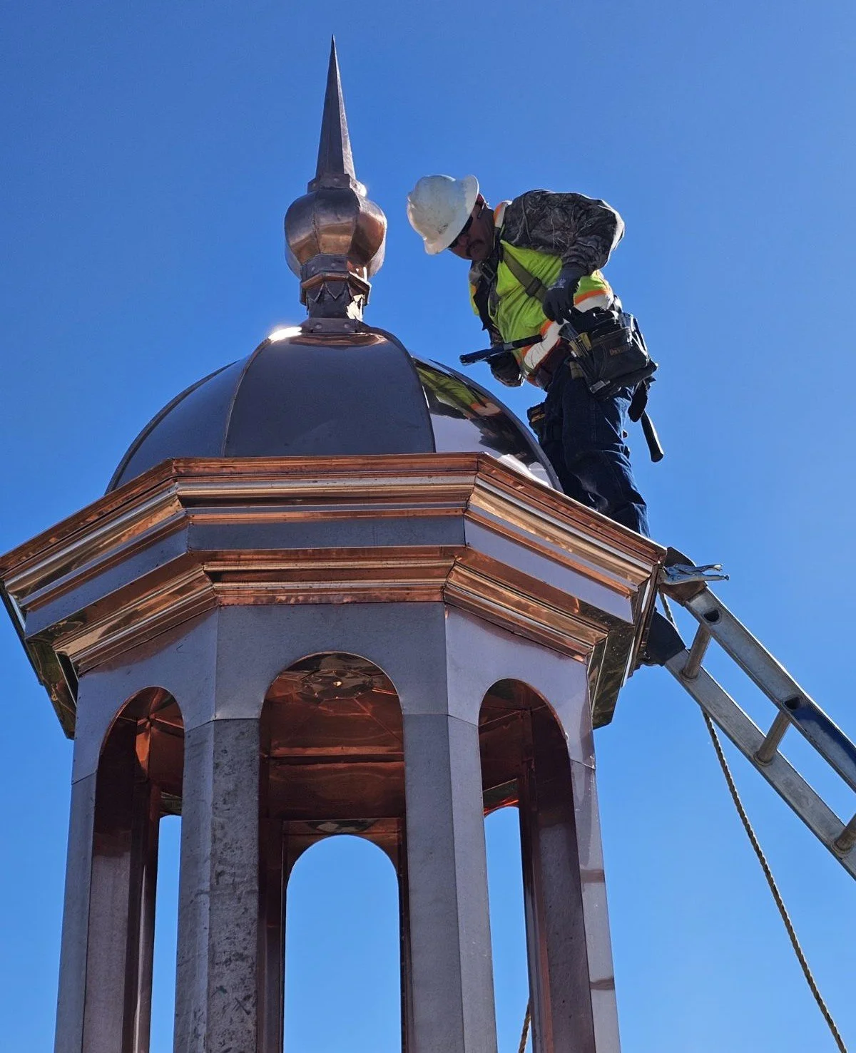 Historical Church Steeple Restoration 