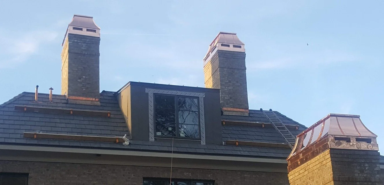 Custom Copper Chimney Caps 