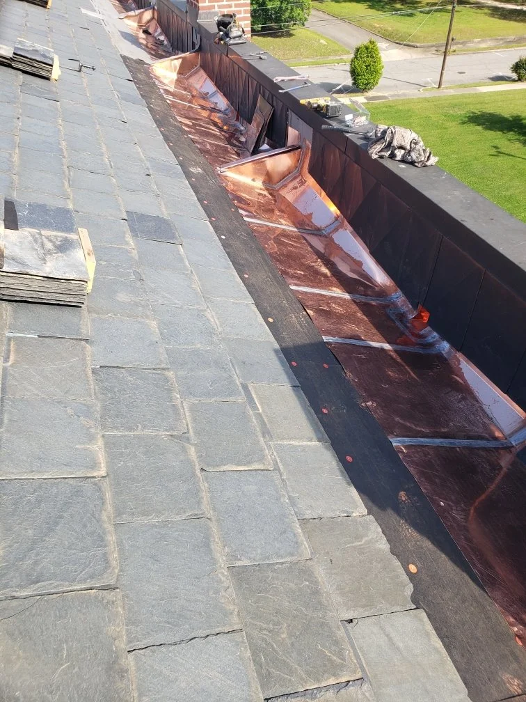 Custom Copper Gutter