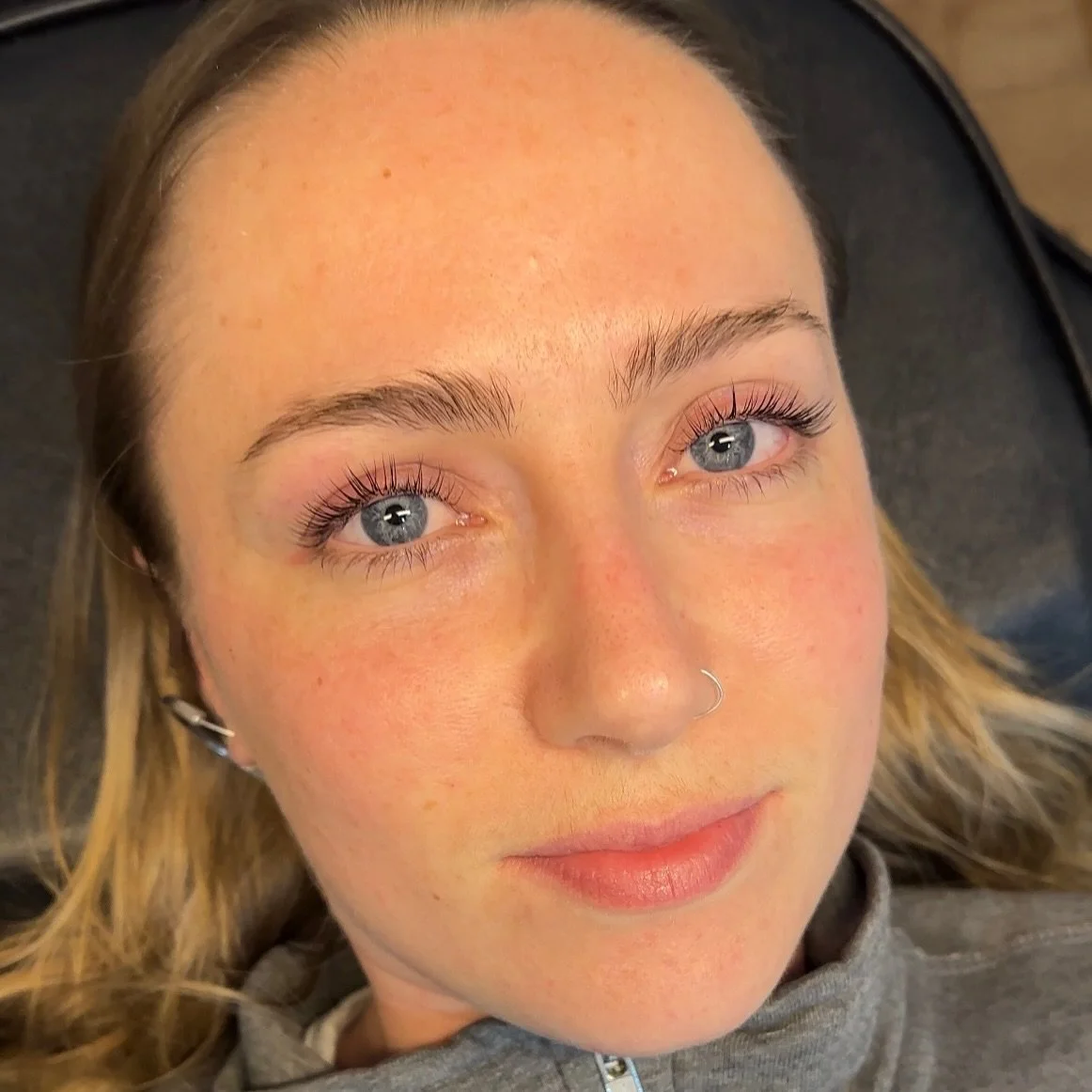 Korean Lash Lift - Swipe for the before 🤍

Not posted any of my March content, bare with me 🫣 As you can see my client has slightly downturned eyes and the lash lift has completely lifted and opened her eyes beautifully. With results lasting up to 