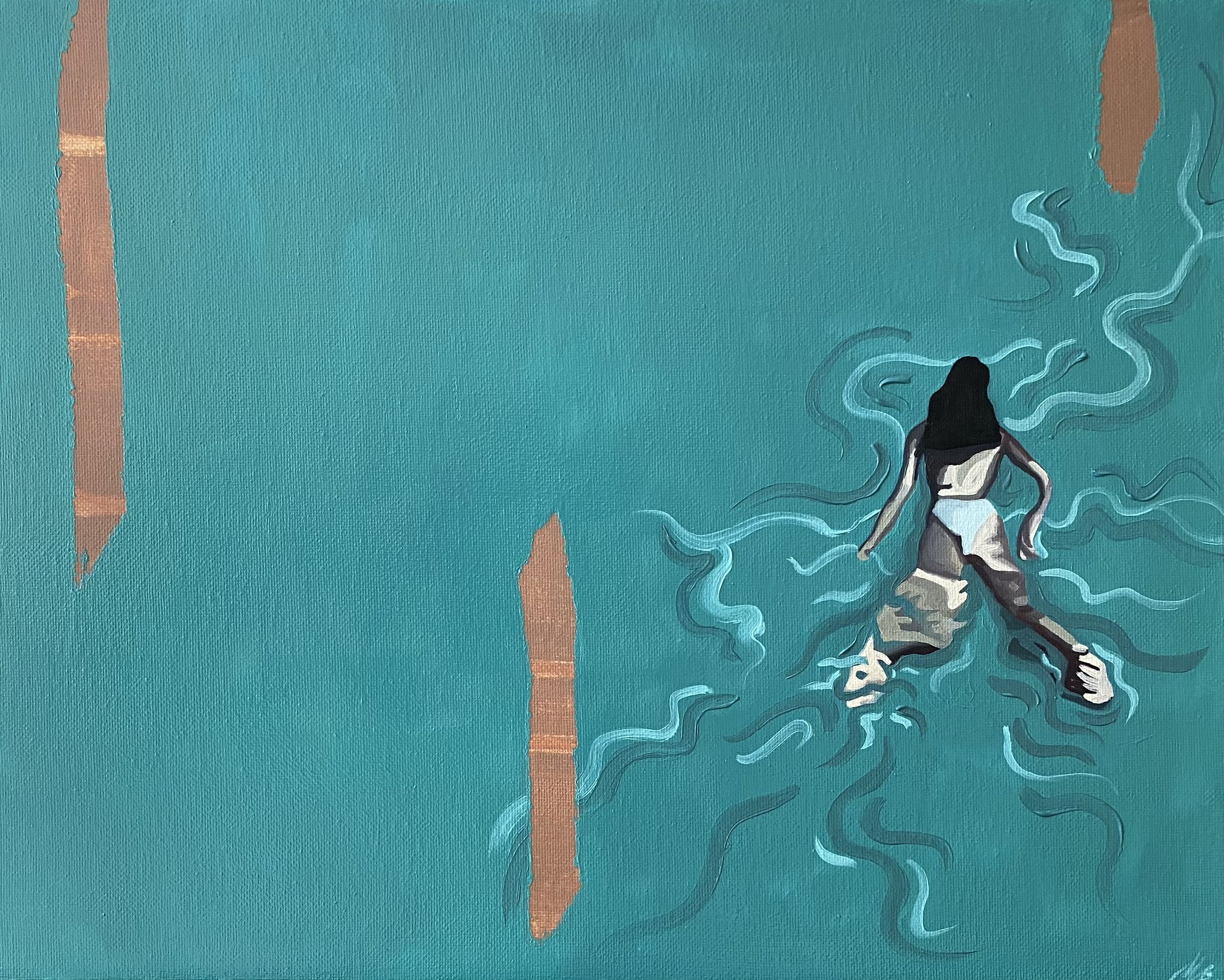 DESVANECER, 2026
Huile and Acryliques sur toile
33 x 41 cm 
