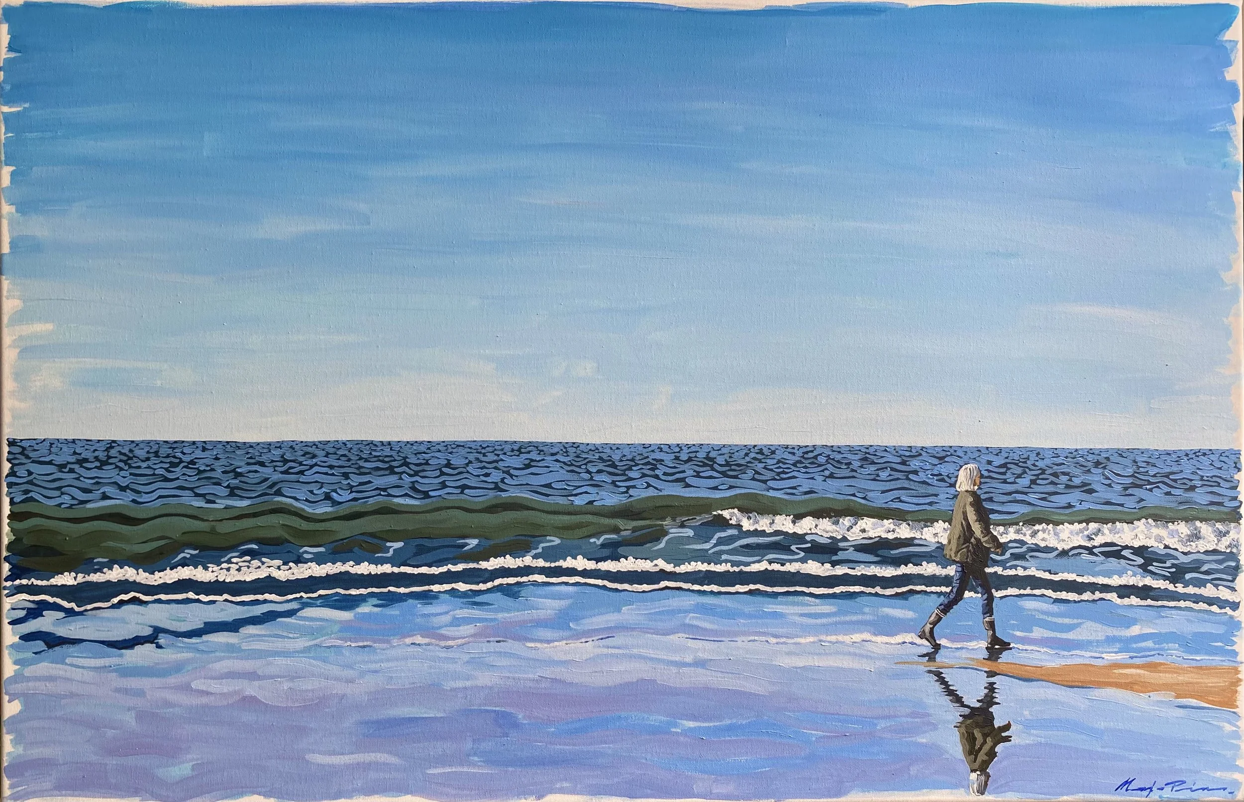 JUST A WALK, 2021
Huile sur toile
65 x 100 cm