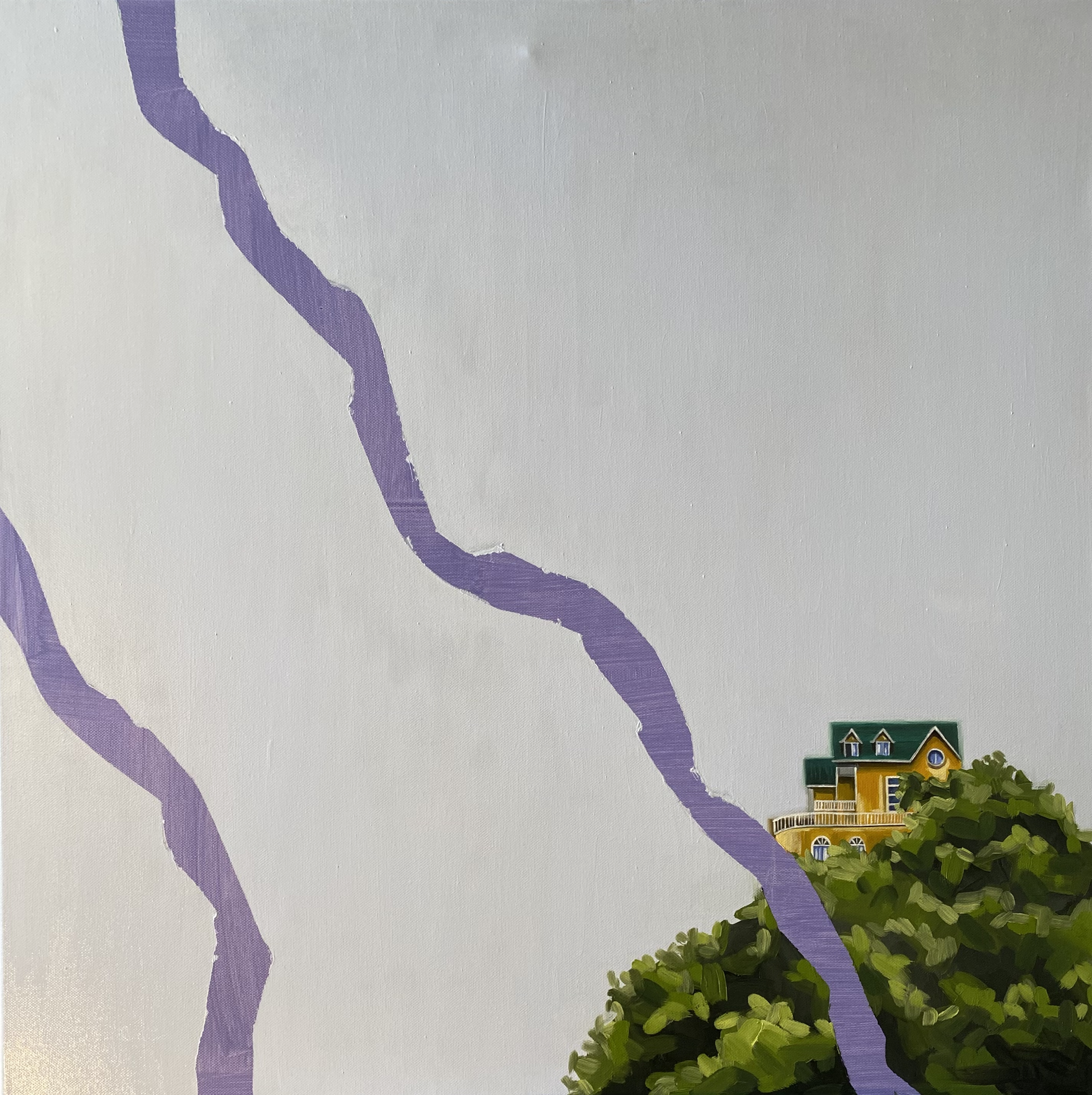 ONLY MEMORIES, 2026
Huile and Acryliques sur toile
70 x 70 cm 