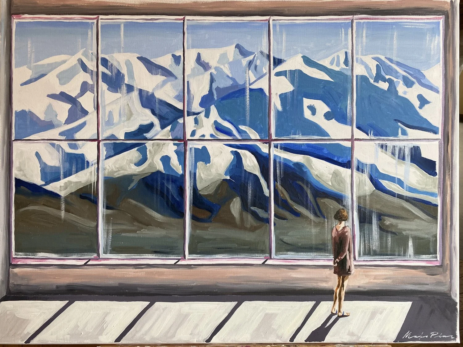 CORDILLERA DE LOS ANDES Nro1, 2021
Huile sur toile
60 x 80 cm