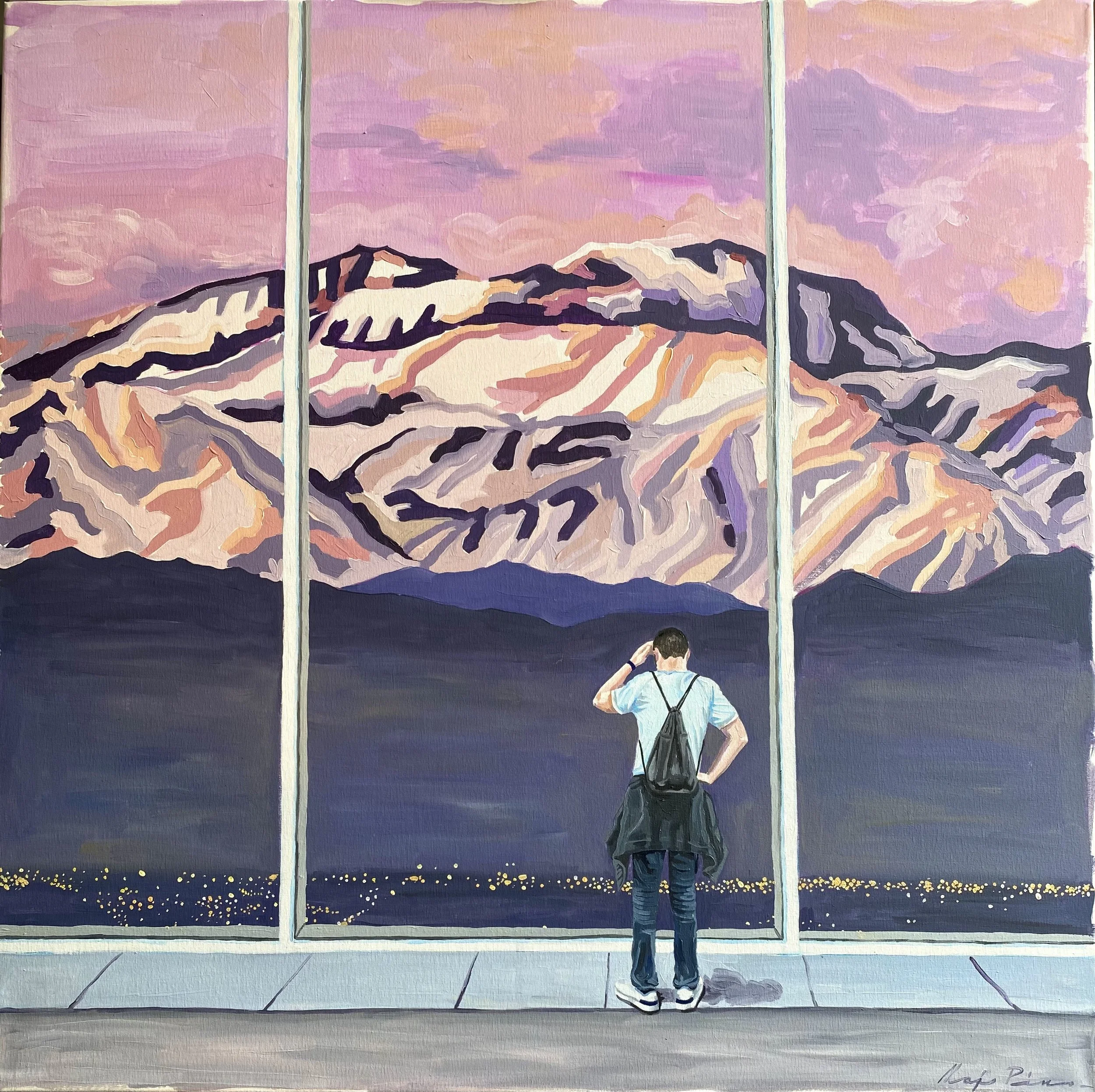 CORDILLERA DE LOS ANDES Nro2, 2022
Huile sur toile
80 x 80 cm
