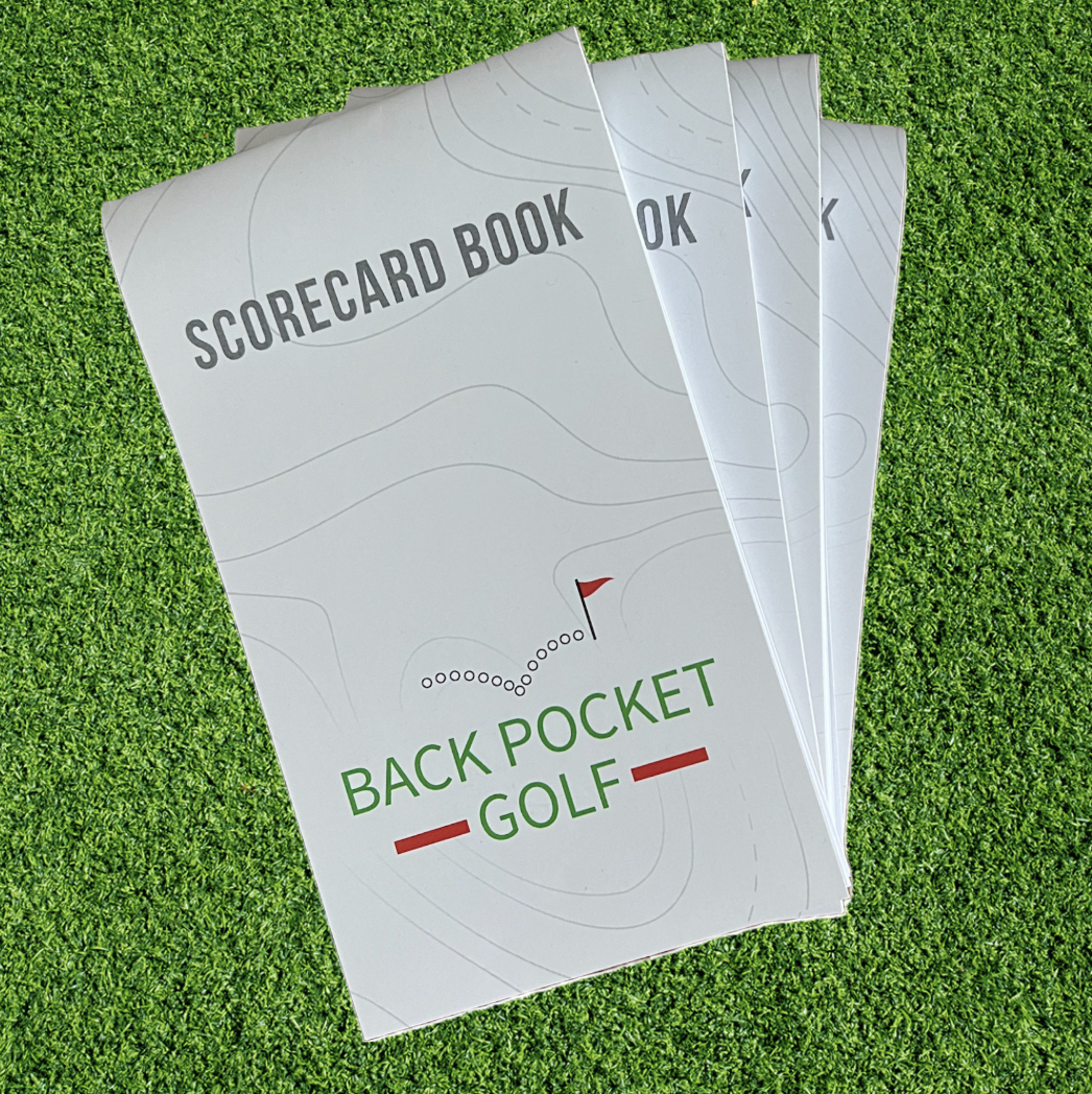 Scorecard Notebooks (Pack of 4), Fits Most Scorecard Holders and Yardage Book Covers, Rules Conforming, Track Scores 6.5