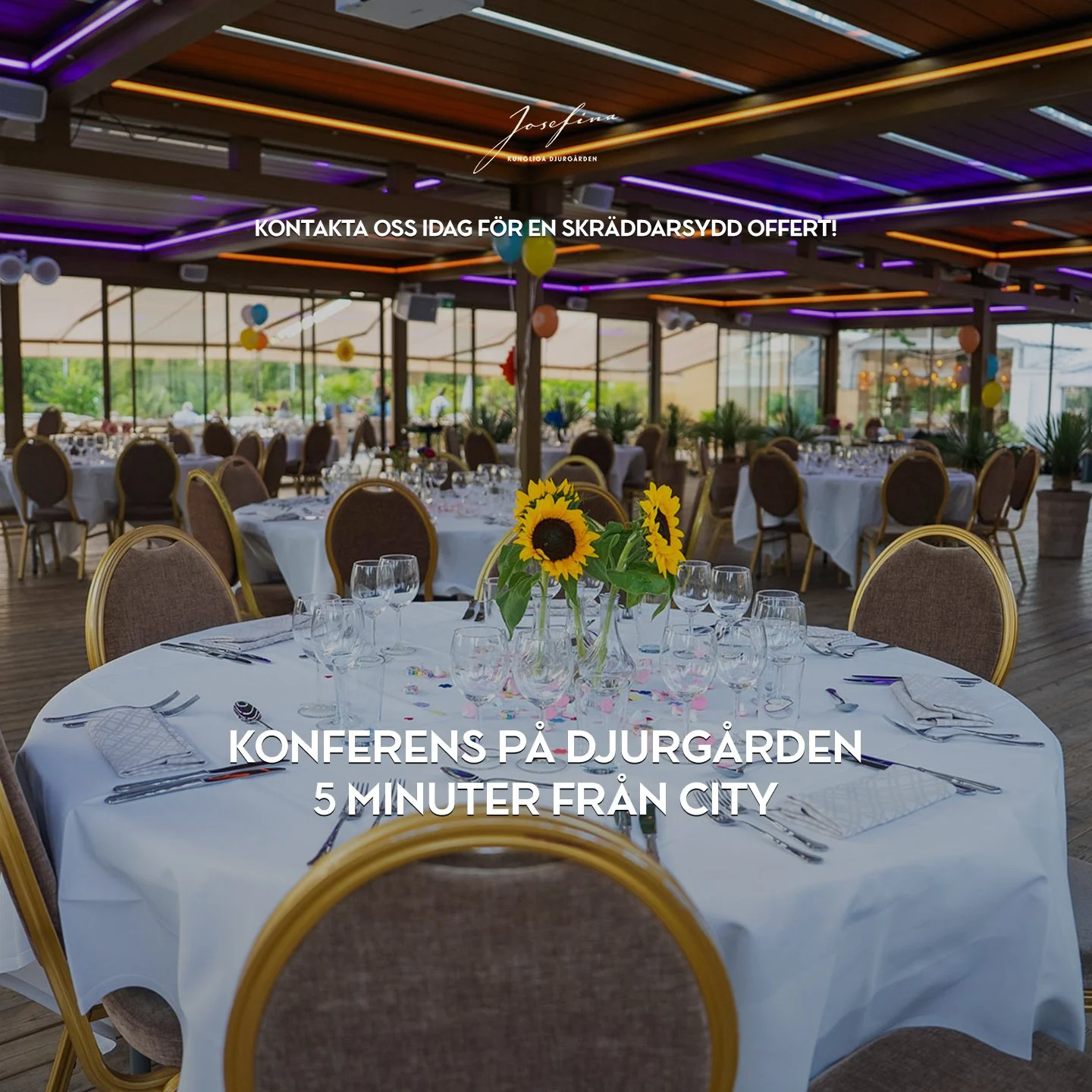 Dags att planera konferens eller kick-off?
V&aring;ra v&auml;ders&auml;krade lokaler och kompletta l&ouml;sningar passar b&aring;de mindre grupper och st&ouml;rre s&auml;llskap. Vi skr&auml;ddarsyr efter era &ouml;nskem&aring;l och ansvarar f&ouml;r 