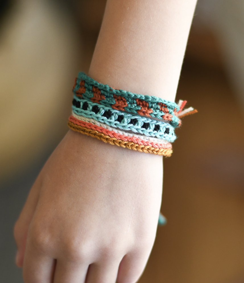 Crochet Friendship Bracelets - Wed 29th July 10am-12pm